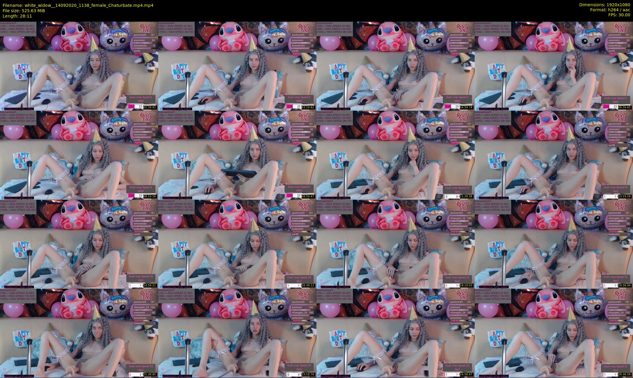 white_widow_ — 29 minute Chaturbate female cam show recording, 1080p, Sep 14, 2020