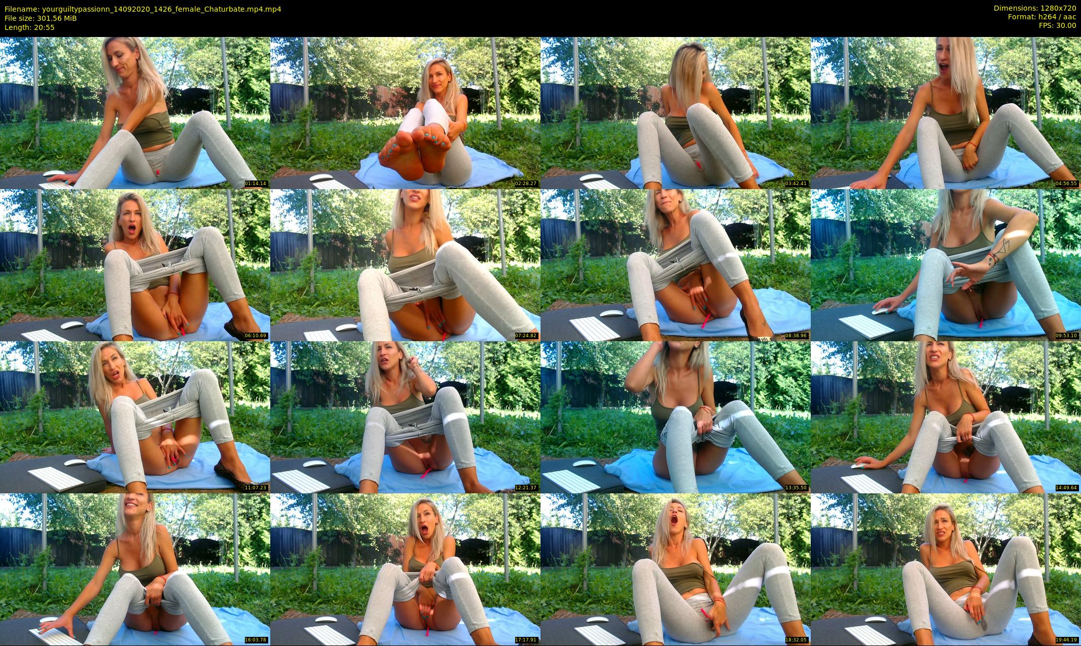 yourguiltypassionn — 21 minute Chaturbate female cam show recording, 720p, Sep 14, 2020
