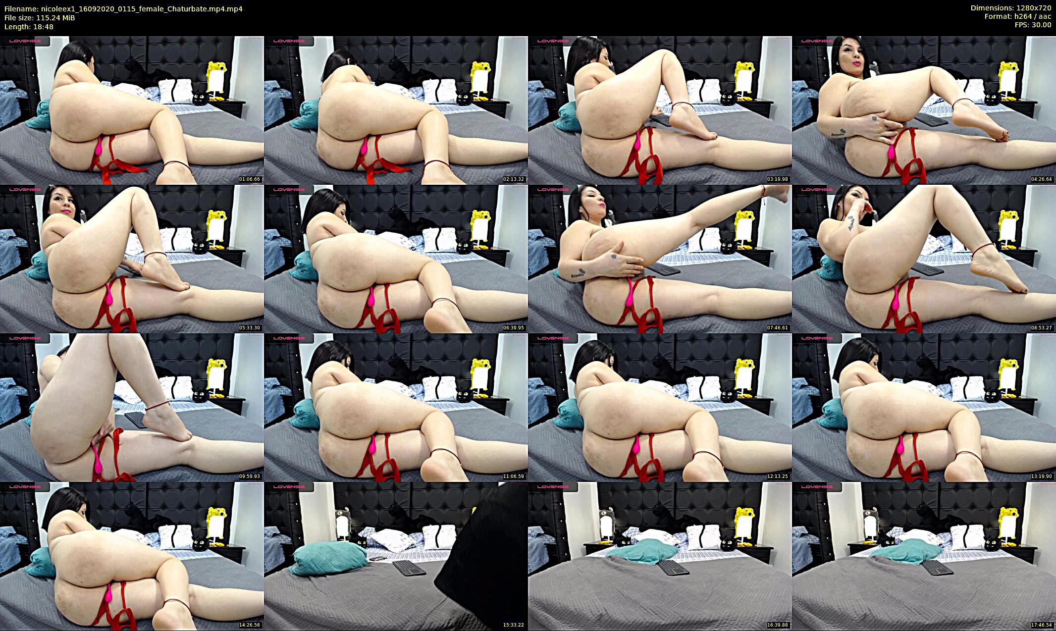 nicoleex1 — 19 minute Chaturbate female cam show recording, 720p, Sep 16, 2020
