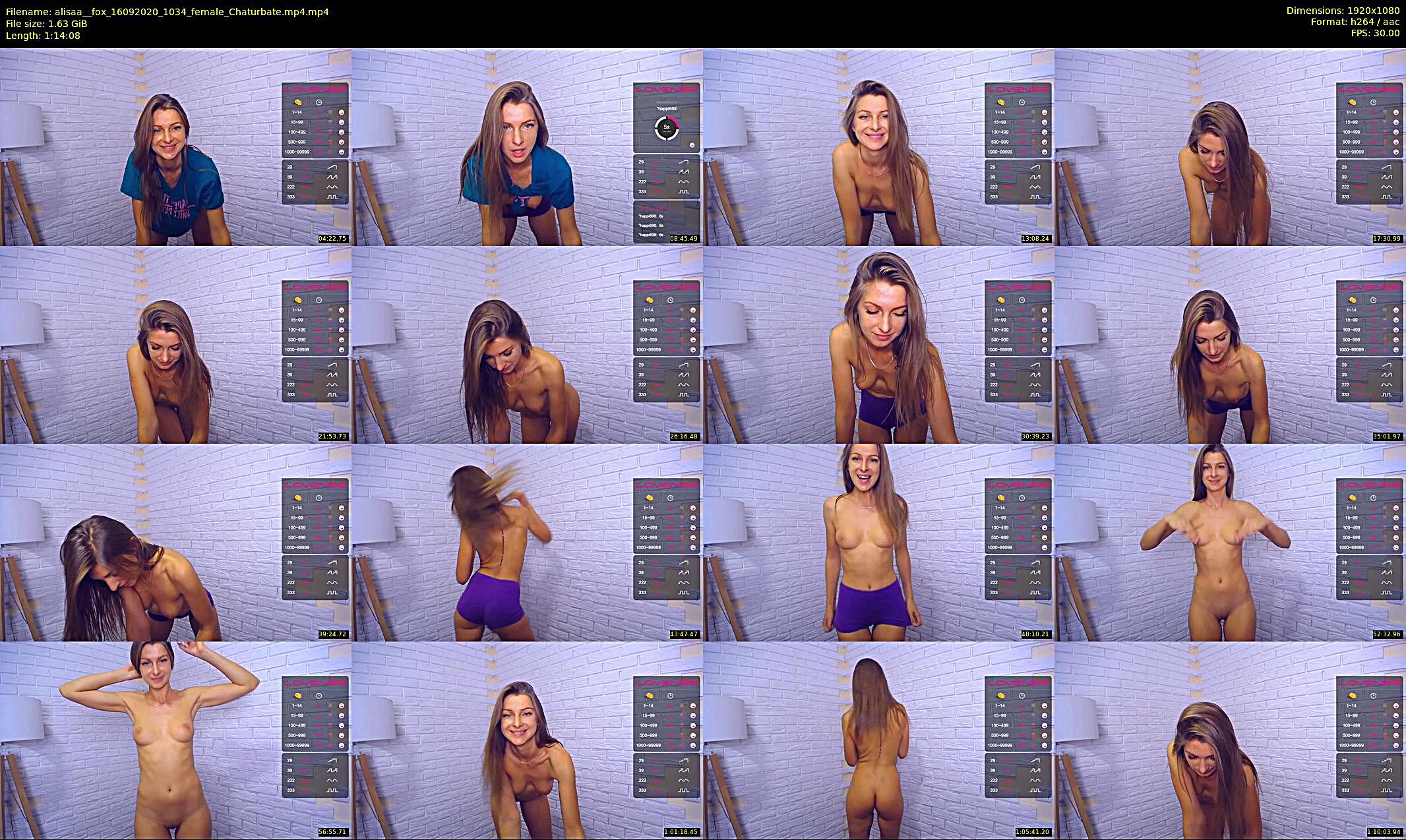 alisaa__fox — 75 minute Chaturbate female cam show recording, 1080p, Sep 16, 2020