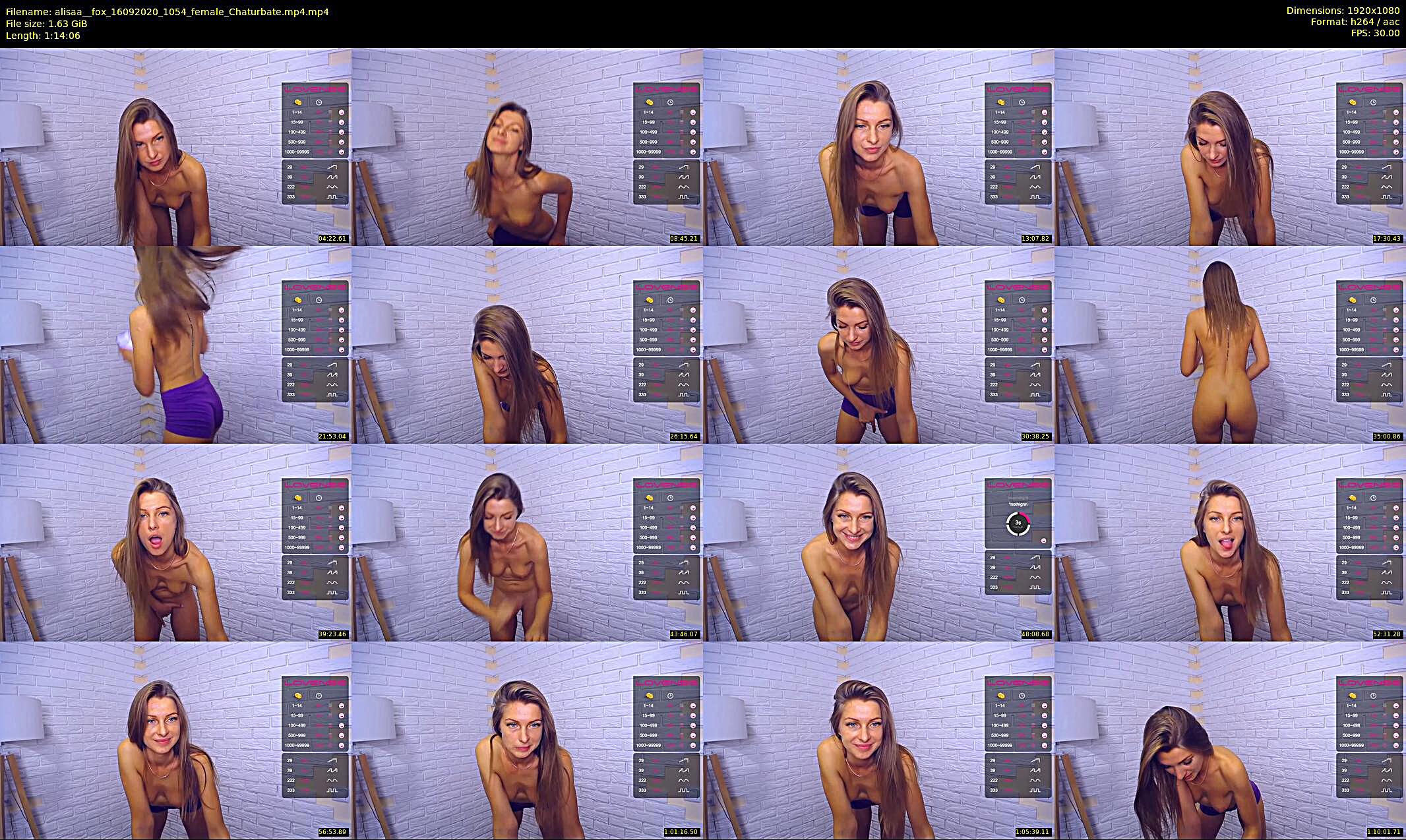 alisaa__fox — 75 minute Chaturbate female cam show recording, 1080p, Sep 16, 2020