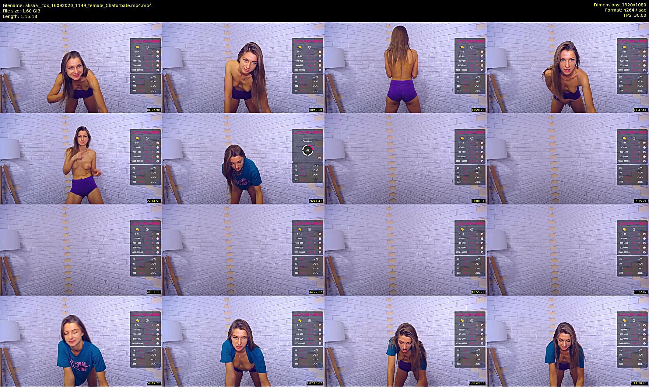 alisaa__fox — 76 minute Chaturbate female cam show recording, 1080p, Sep 16, 2020