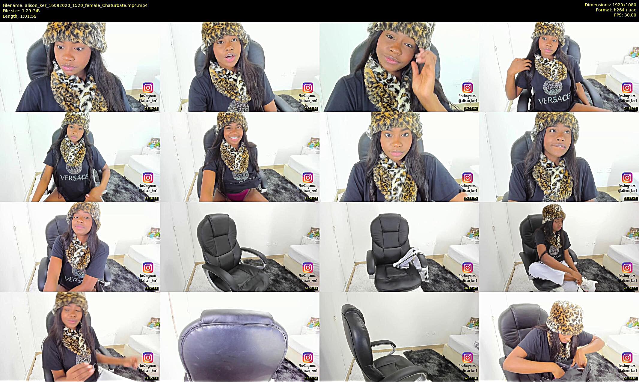 alison_ker — 30 minute Chaturbate female cam show recording, 1080p, Sep 16, 2020