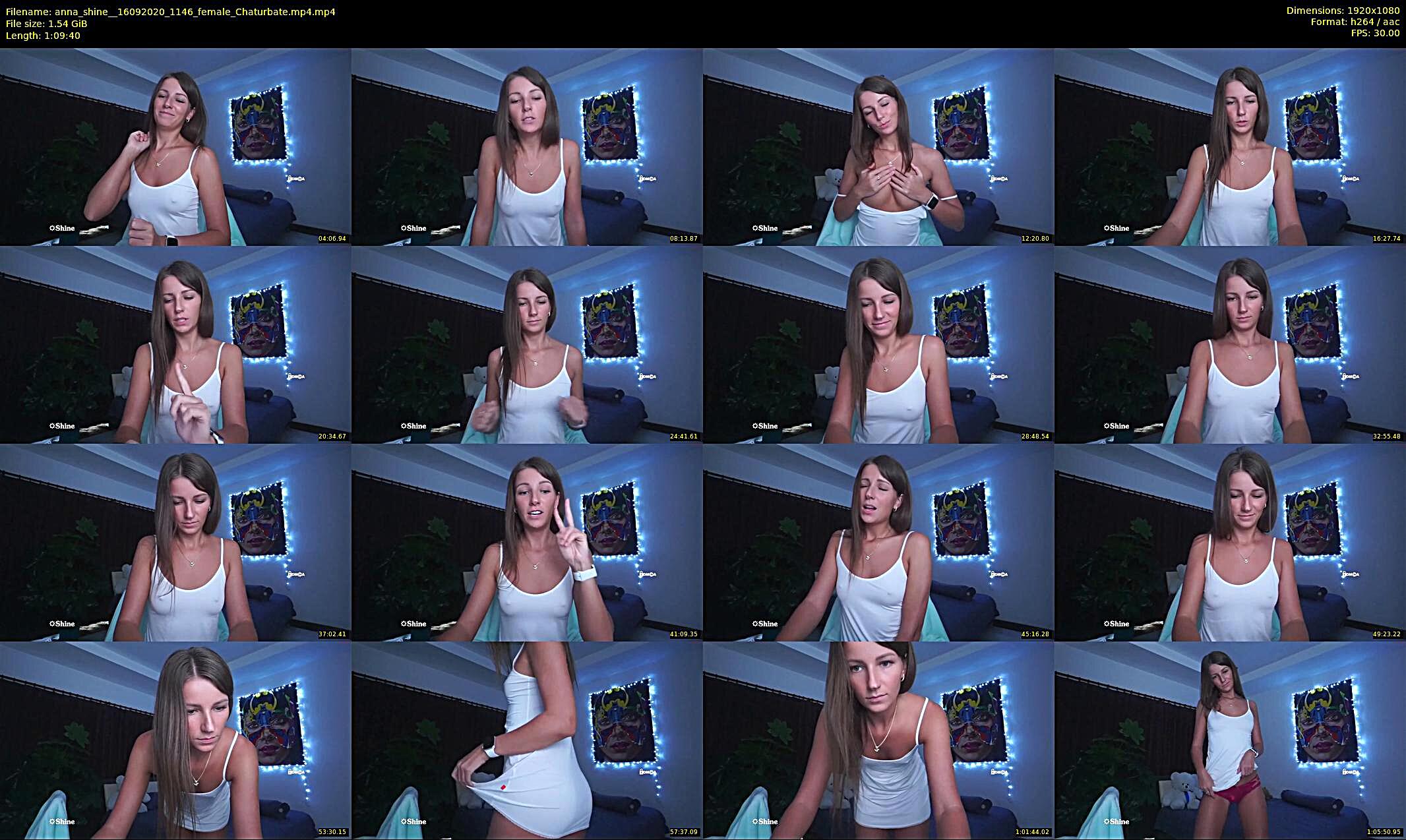 anna_shine_ — 70 minute Chaturbate female cam show recording, 1080p, Sep 16, 2020