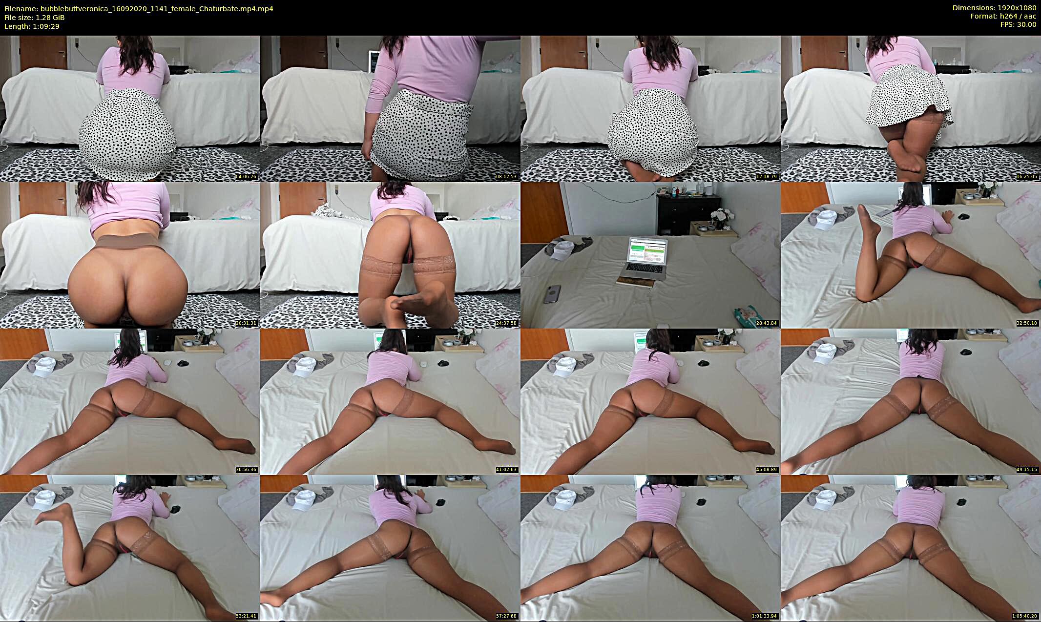 bubblebuttveronica — 70 minute Chaturbate female cam show recording, 1080p, Sep 16, 2020
