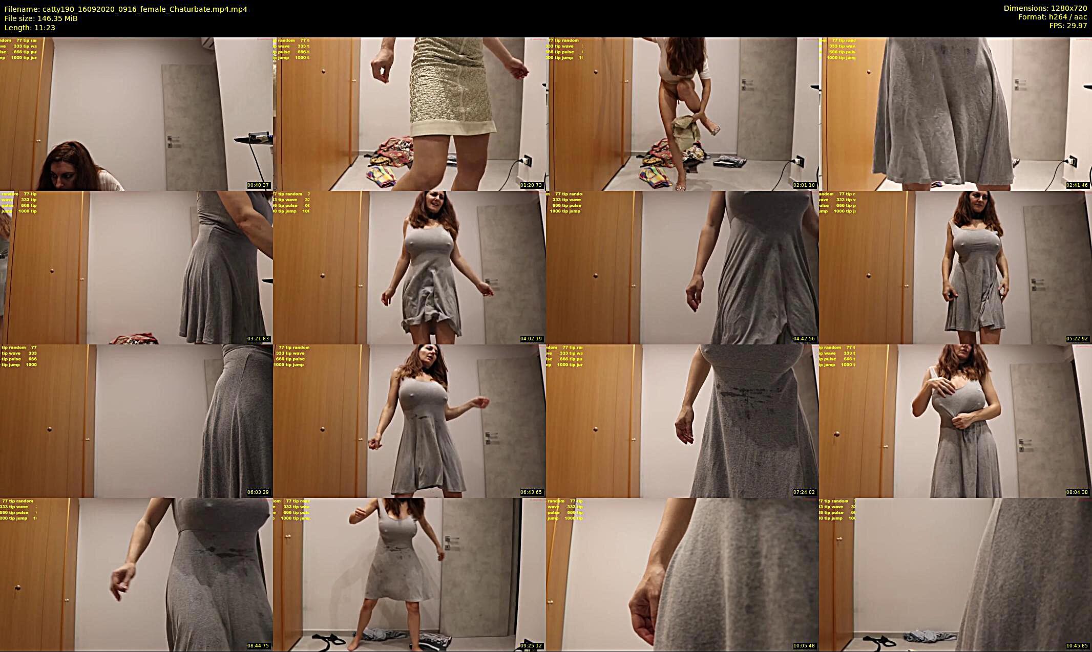 catty190 — 12 minute Chaturbate female cam show recording, 720p, Sep 16, 2020