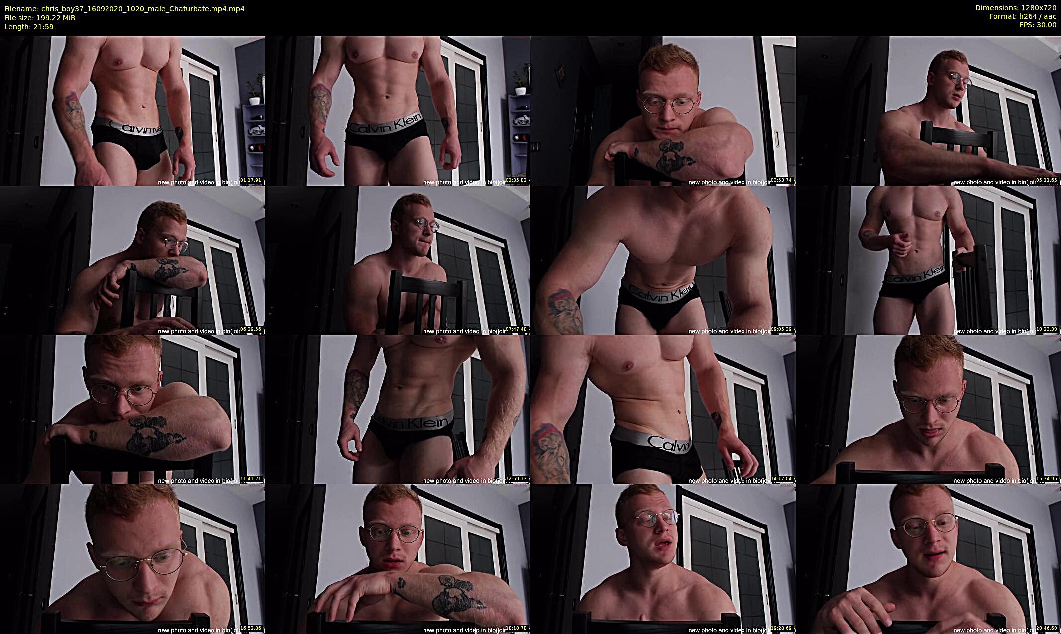 chris_boy37 — 22 minute Chaturbate male cam show recording, 720p, Sep 16, 2020