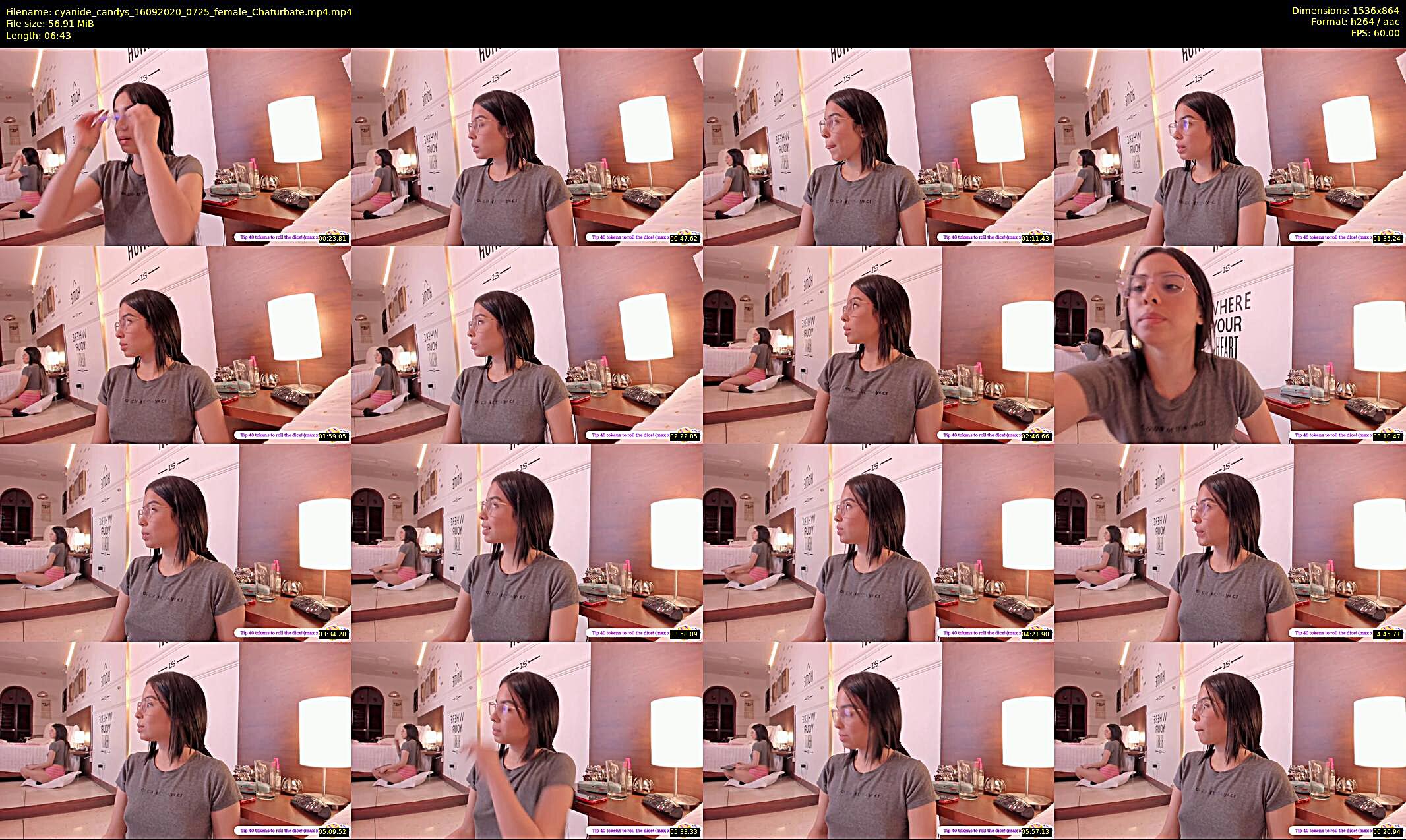 cyanide_candys — 7 minute Chaturbate female cam show recording, 720p, Sep 16, 2020