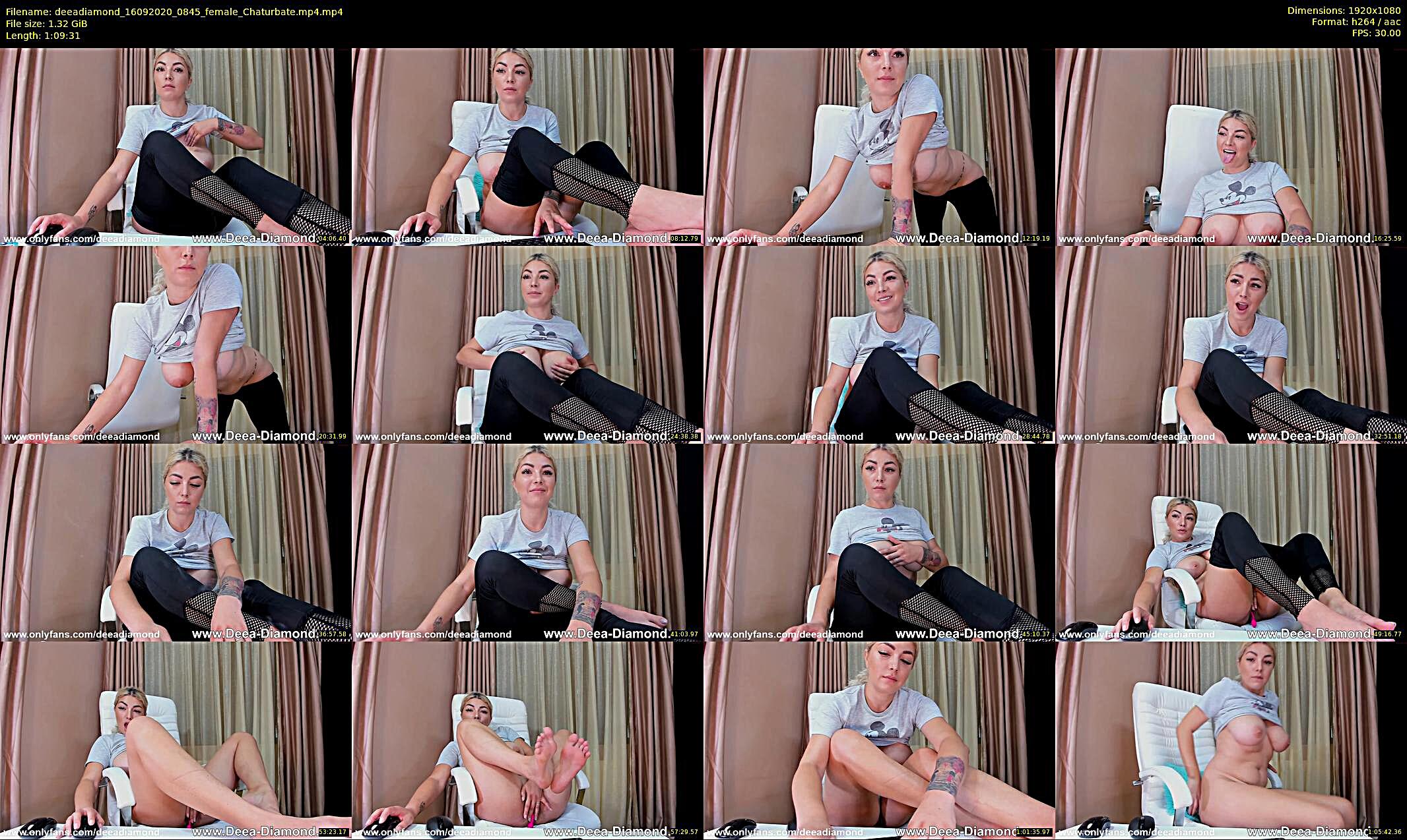 deeadiamond — 70 minute Chaturbate female cam show recording, 1080p, Sep 16, 2020
