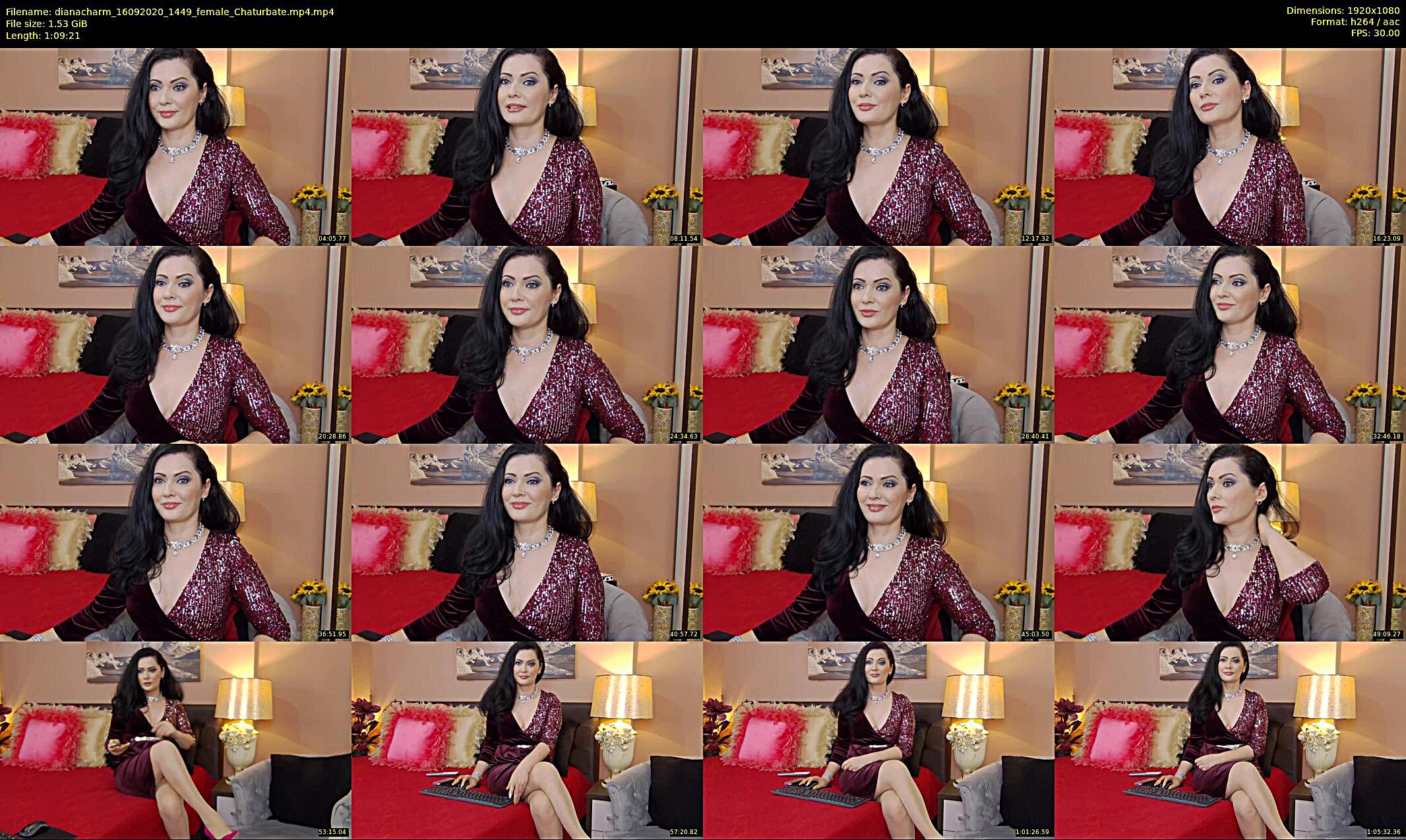 dianacharm — 70 minute Chaturbate female cam show recording, 1080p, Sep 16, 2020