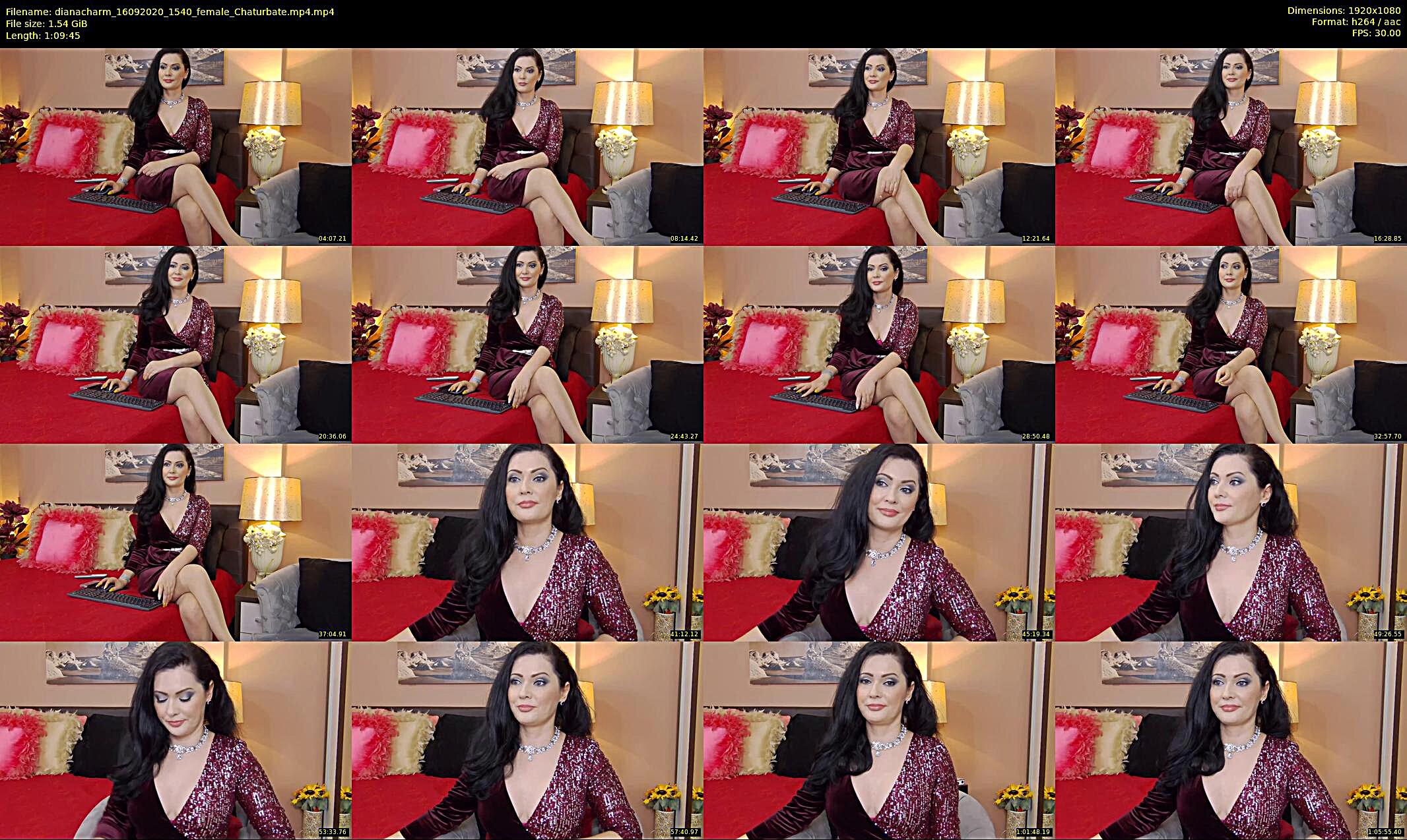 dianacharm — 70 minute Chaturbate female cam show recording, 1080p, Sep 16, 2020