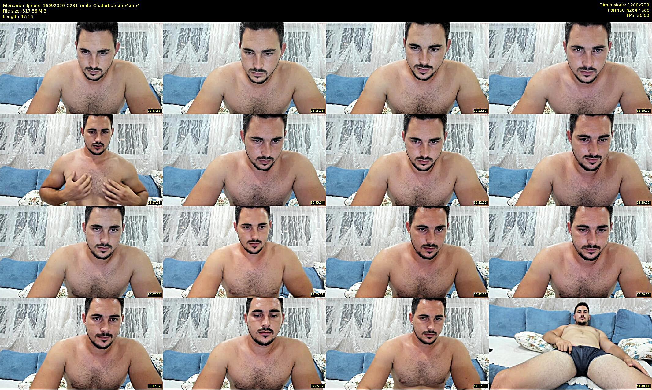 djmute — 48 minute Chaturbate male cam show recording, 720p, Sep 16, 2020