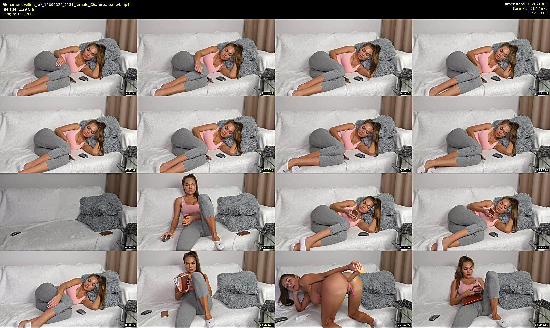 evelina_fox — 73 minute Chaturbate female cam show recording, 1080p, Sep 16, 2020