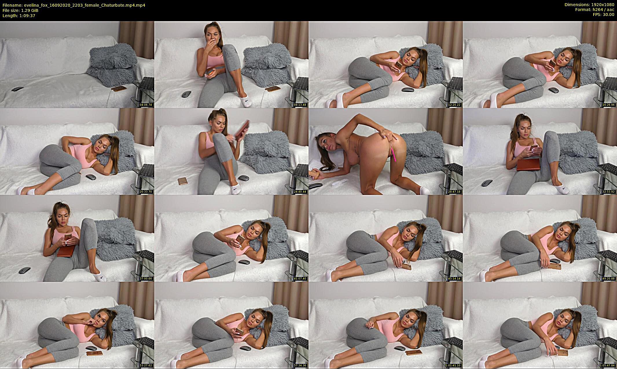 evelina_fox — 70 minute Chaturbate female cam show recording, 1080p, Sep 16, 2020