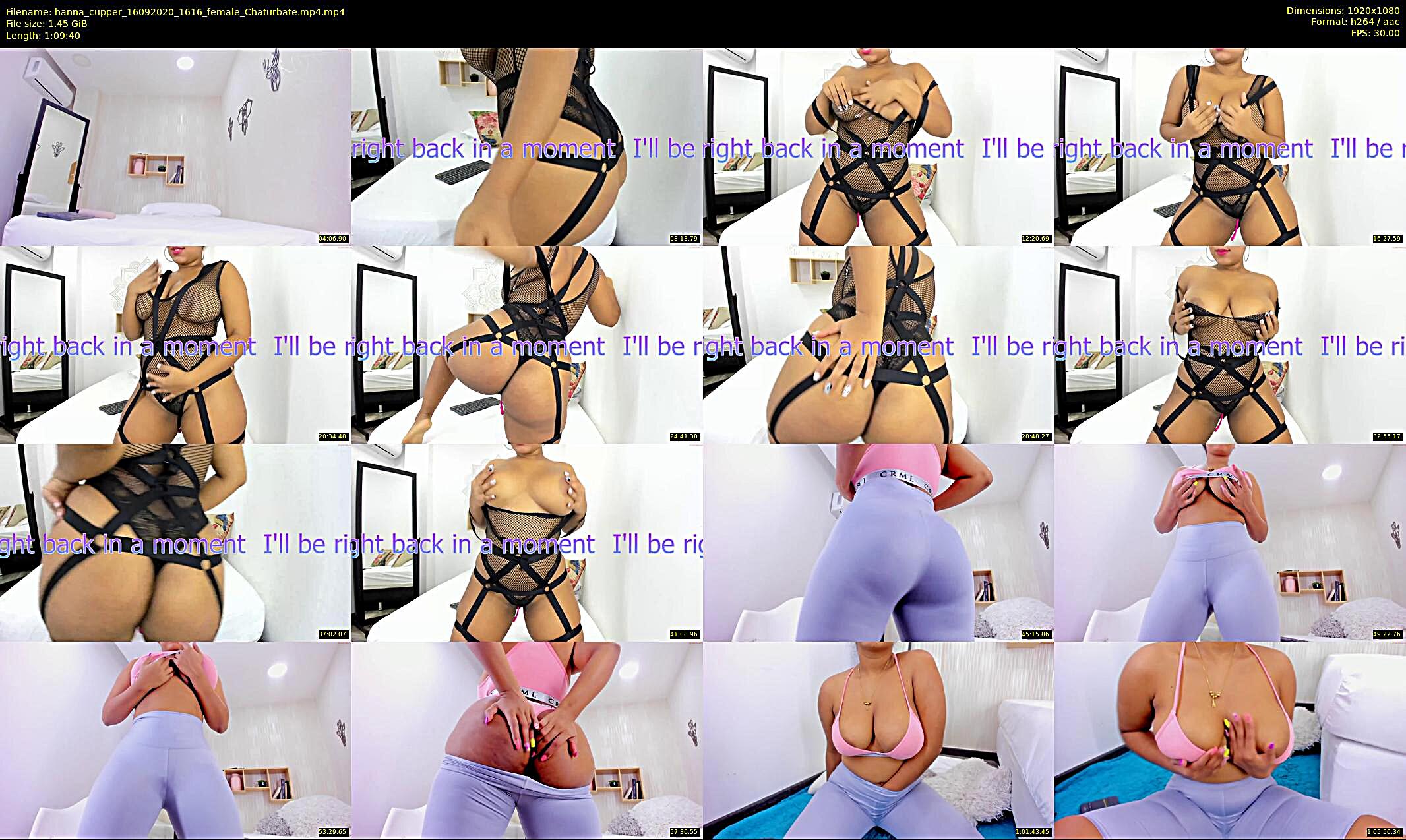 hanna_cupper — 70 minute Chaturbate female cam show recording, 1080p, Sep 16, 2020