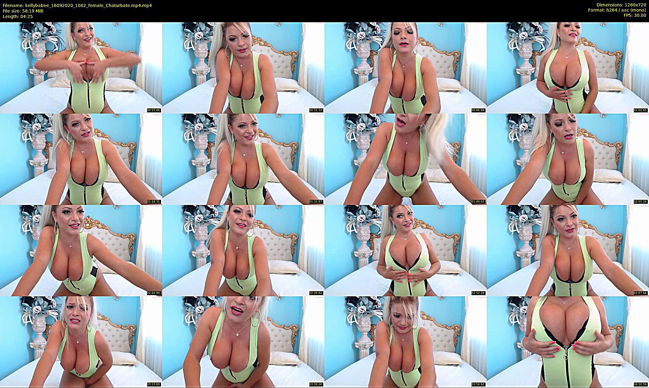kellybabee — 5 minute Chaturbate female cam show recording, 720p, Sep 16, 2020