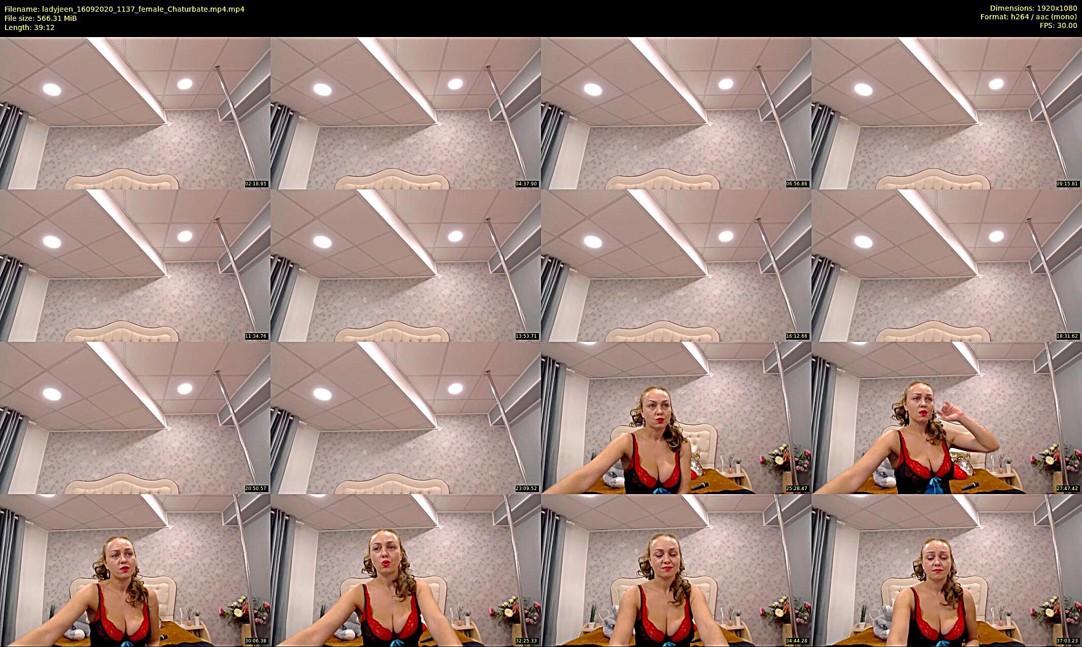 ladyjeen — 40 minute Chaturbate female cam show recording, 1080p, Sep 16, 2020