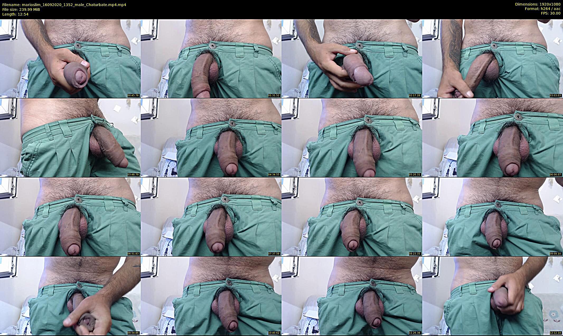 marioslim — 13 minute Chaturbate male cam show recording, 1080p, Sep 16, 2020