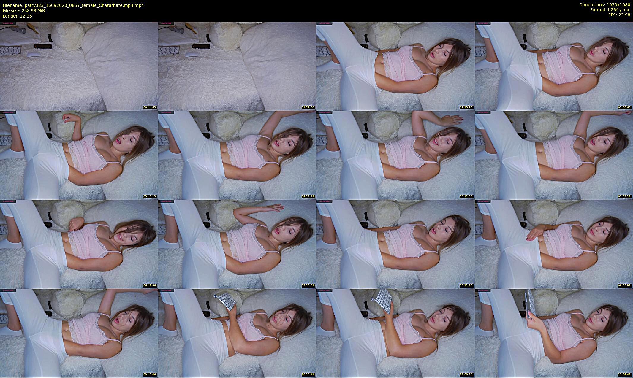patry333 — 13 minute Chaturbate female cam show recording, 1080p, Sep 16, 2020