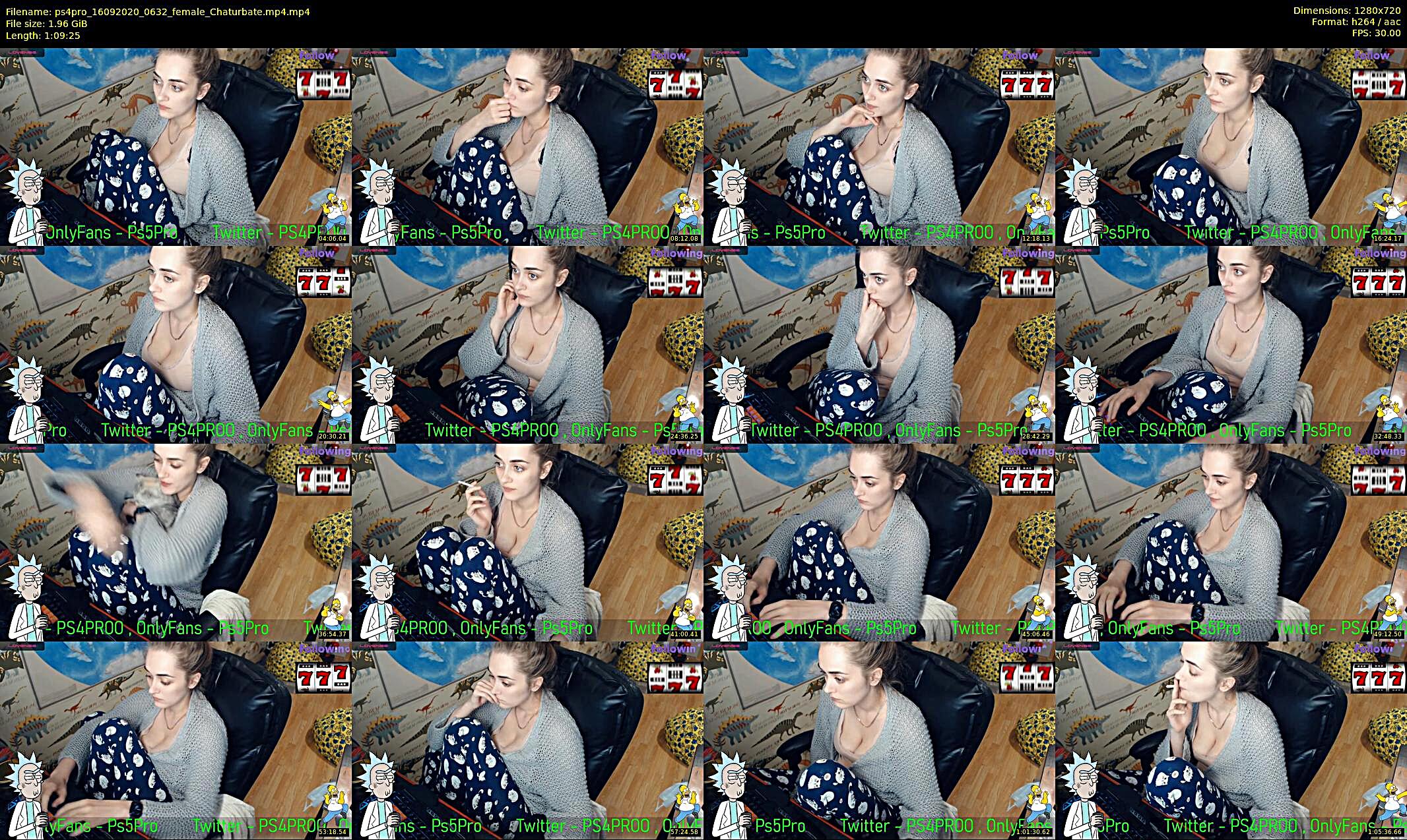 ps4pro — 70 minute Chaturbate female cam show recording, 720p, Sep 16, 2020