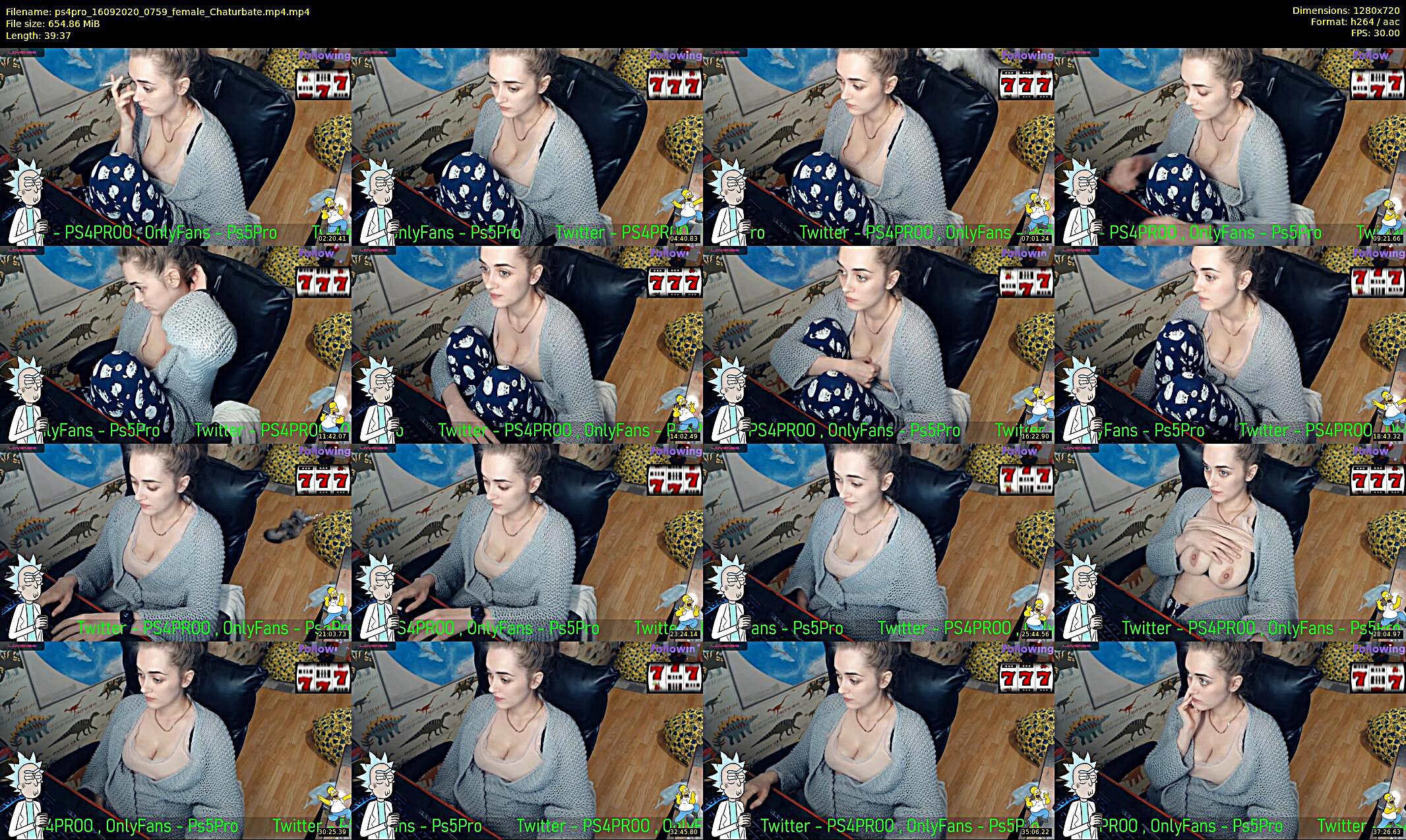 ps4pro — 16 minute Chaturbate female cam show recording, 720p, Sep 16, 2020
