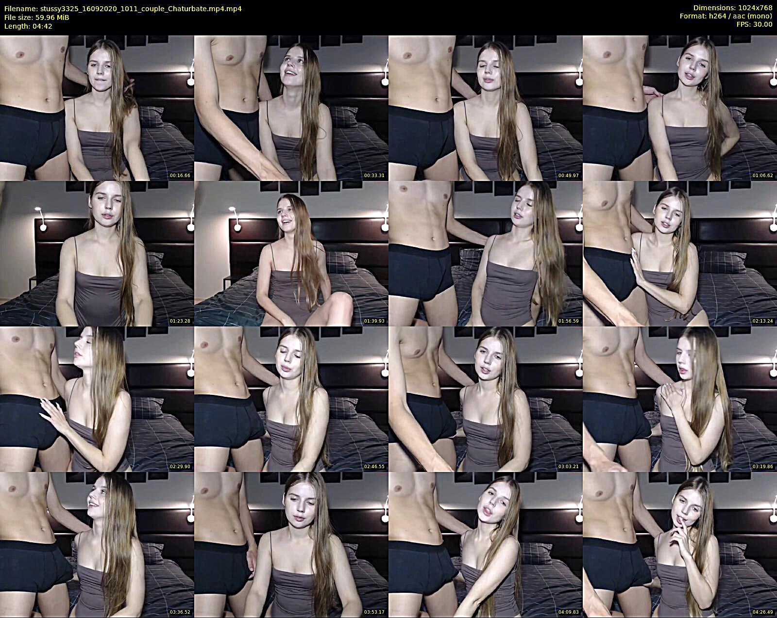 stussy3325 — 5 minute Chaturbate couple cam show recording, 720p, Sep 16, 2020