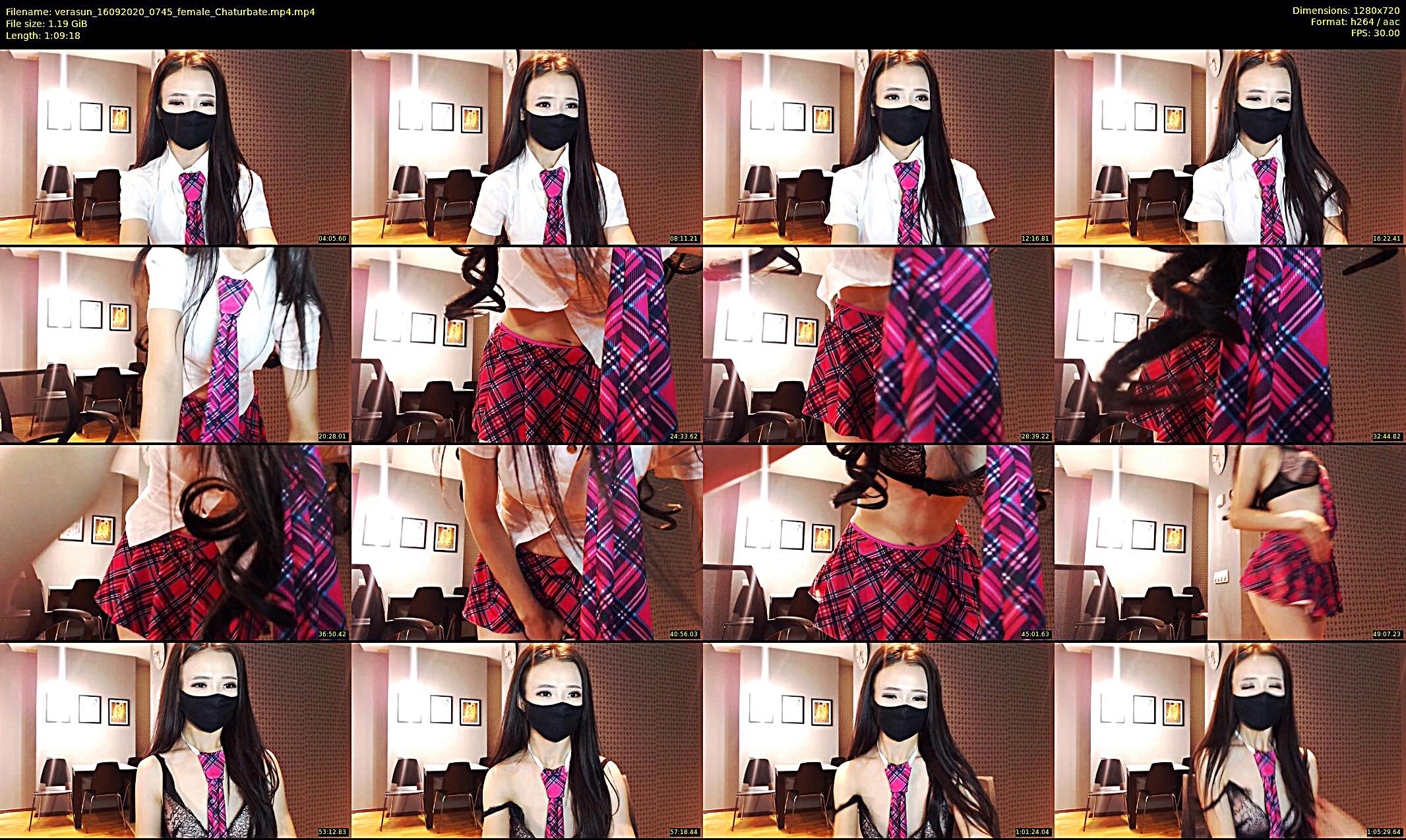verasun — 70 minute Chaturbate female cam show recording, 720p, Sep 16, 2020