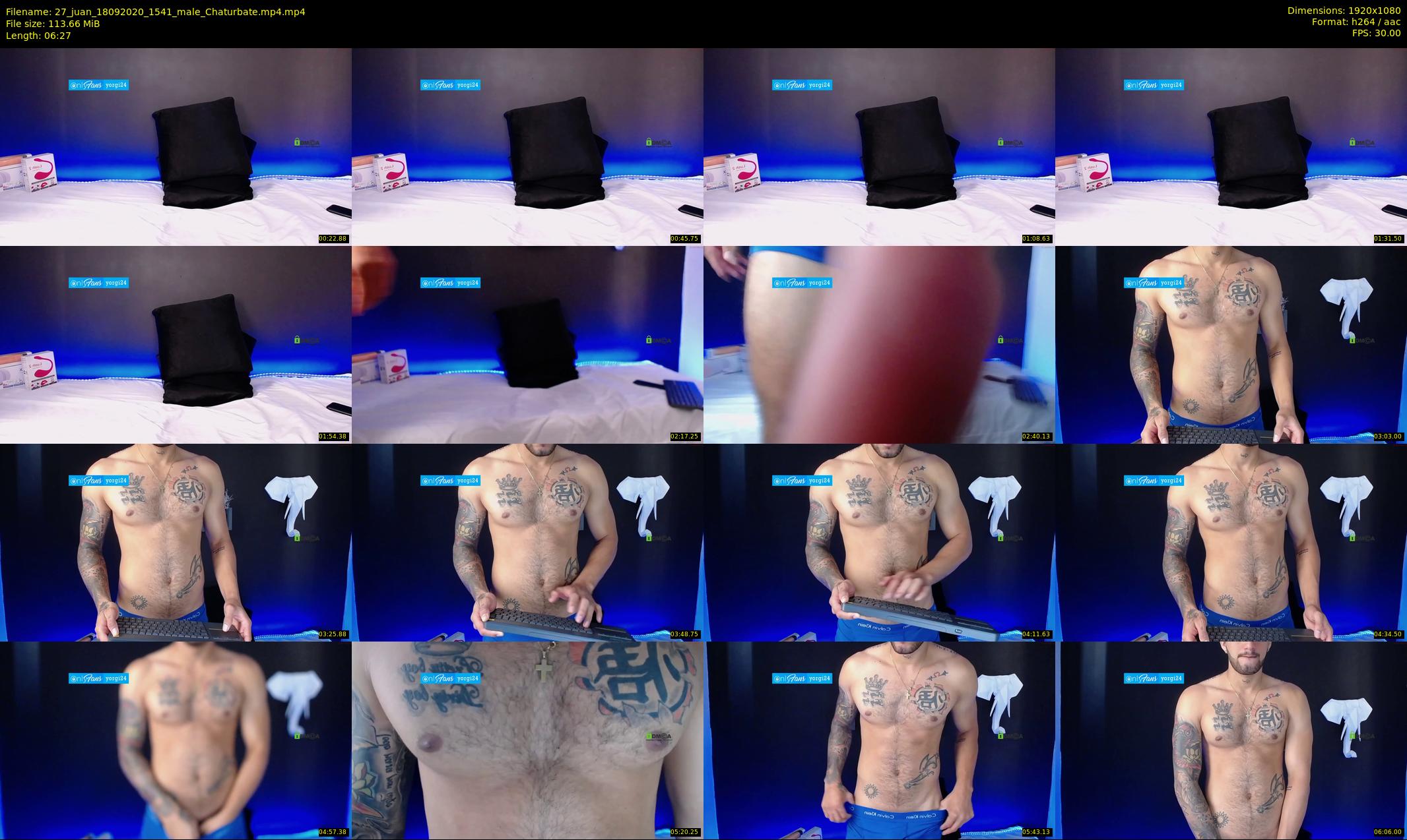 27_juan — 7 minute Chaturbate male cam show recording, 1080p, Sep 18, 2020