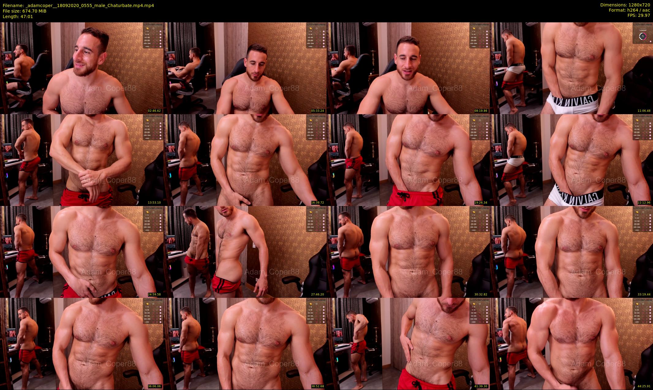 _adamcoper_ — 48 minute Chaturbate male cam show recording, 720p, Sep 18, 2020