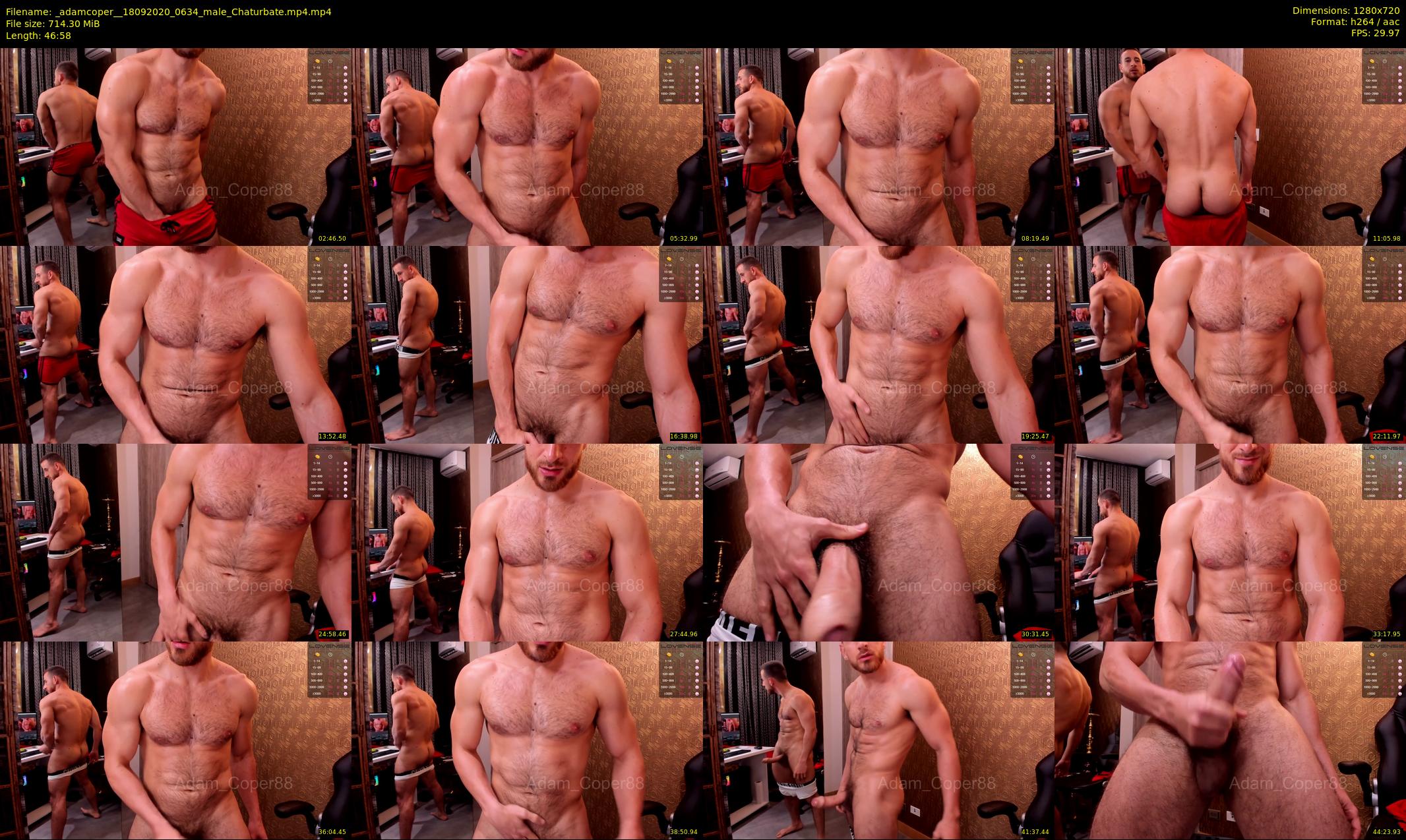 _adamcoper_ — 47 minute Chaturbate male cam show recording, 720p, Sep 18, 2020