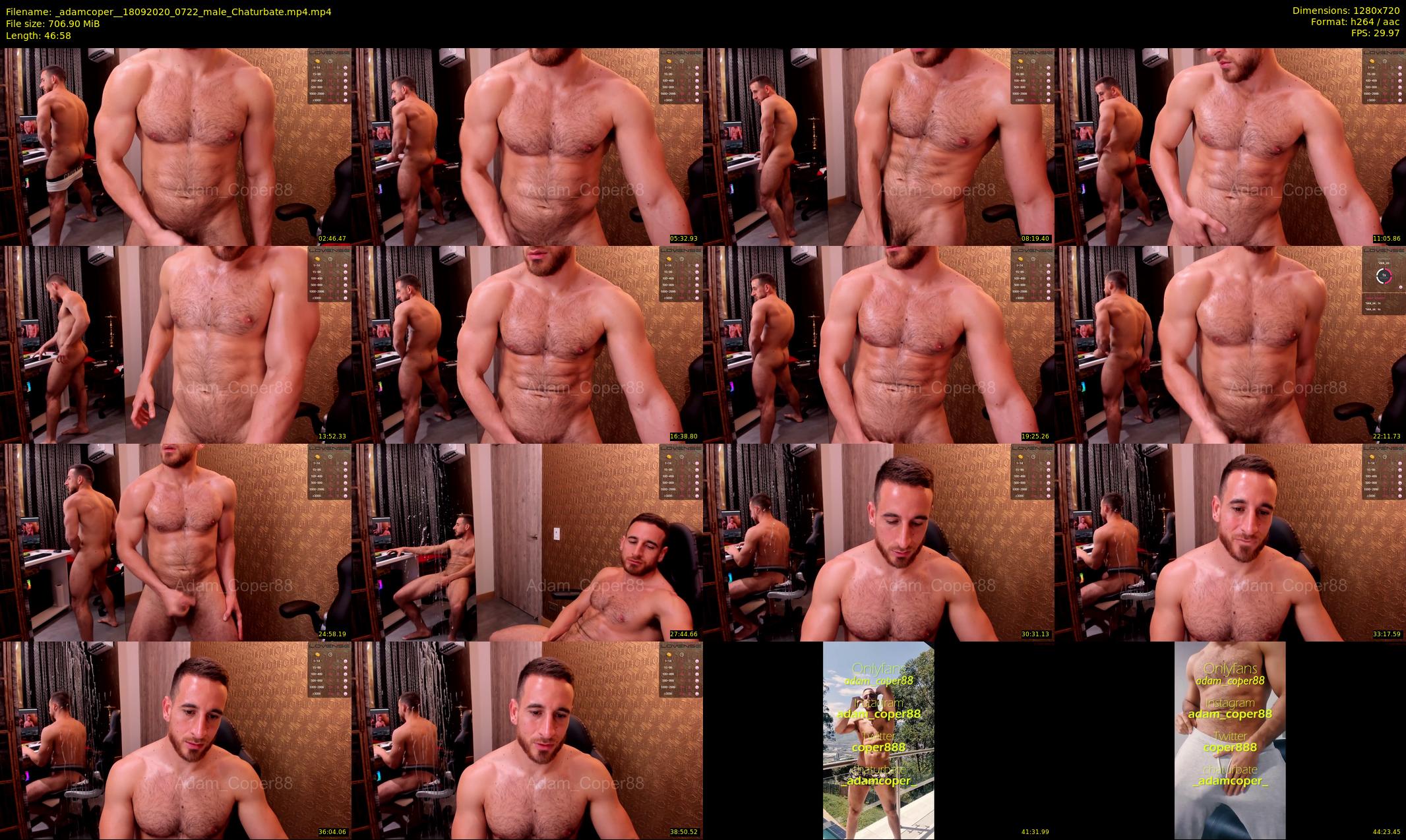 _adamcoper_ — 47 minute Chaturbate male cam show recording, 720p, Sep 18, 2020