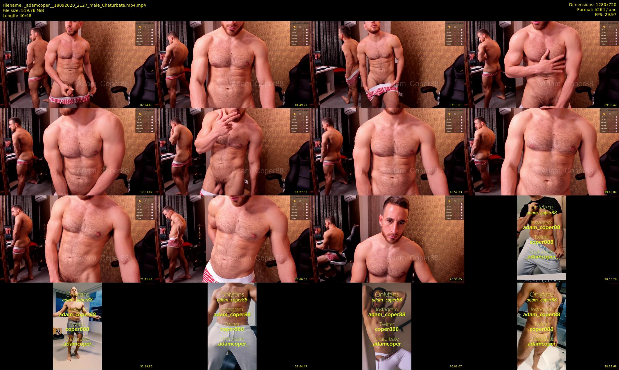 _adamcoper_ — 41 minute Chaturbate male cam show recording, 720p, Sep 18, 2020