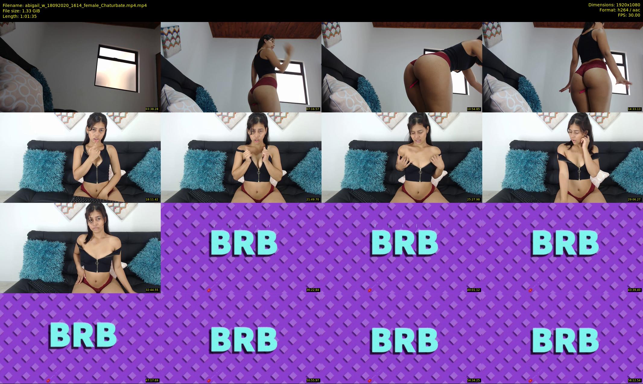 abigail_w — 62 minute Chaturbate female cam show recording, 1080p, Sep 18, 2020