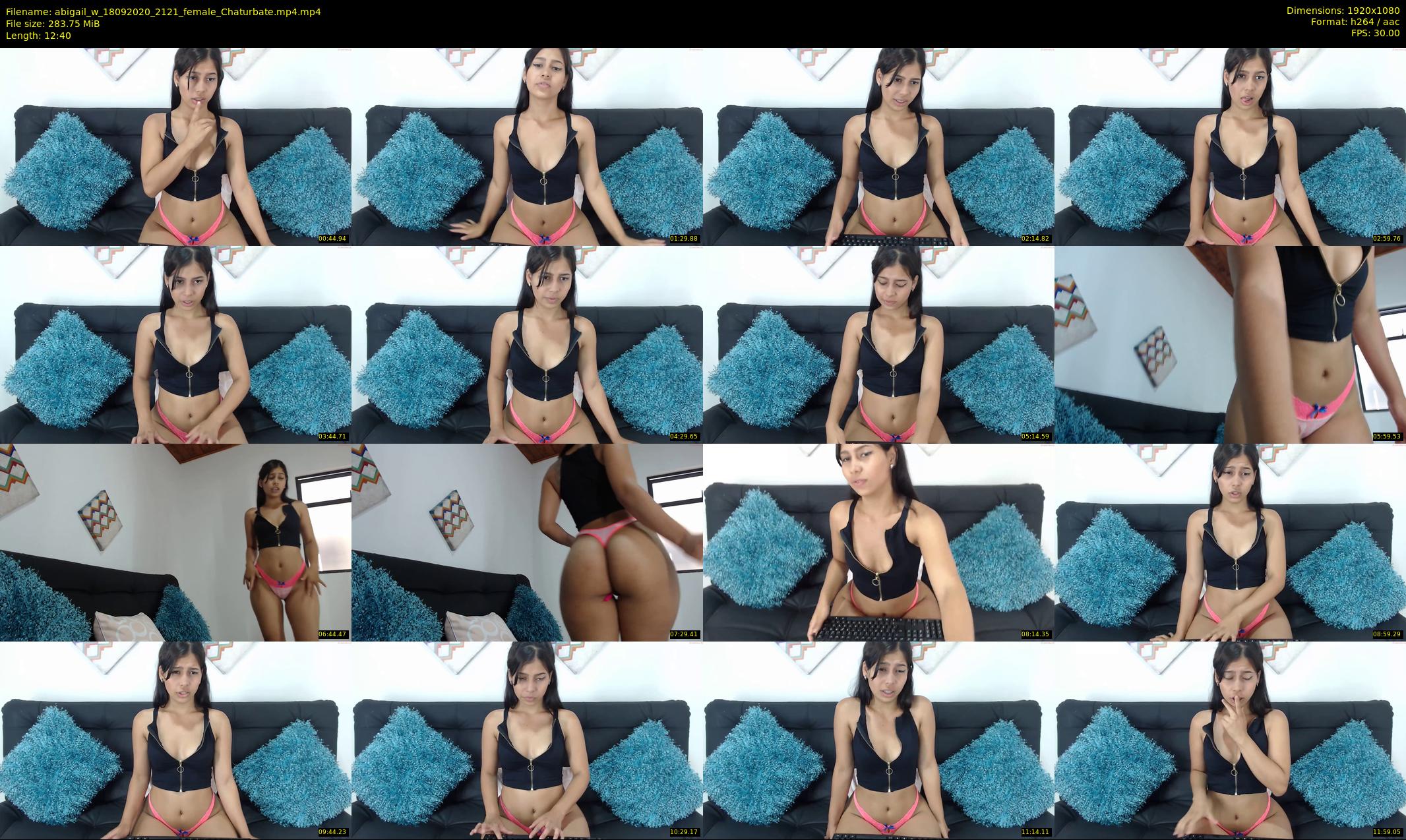 abigail_w — 13 minute Chaturbate female cam show recording, 1080p, Sep 18, 2020