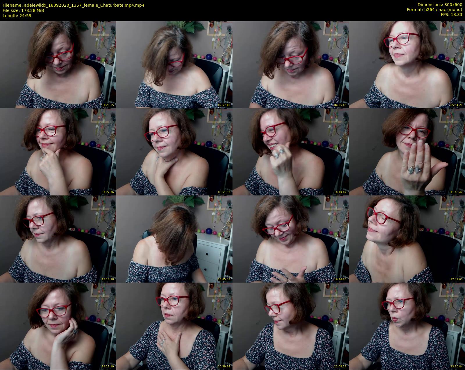 adelewildx — 25 minute Chaturbate female cam show recording, 480p, Sep 18, 2020