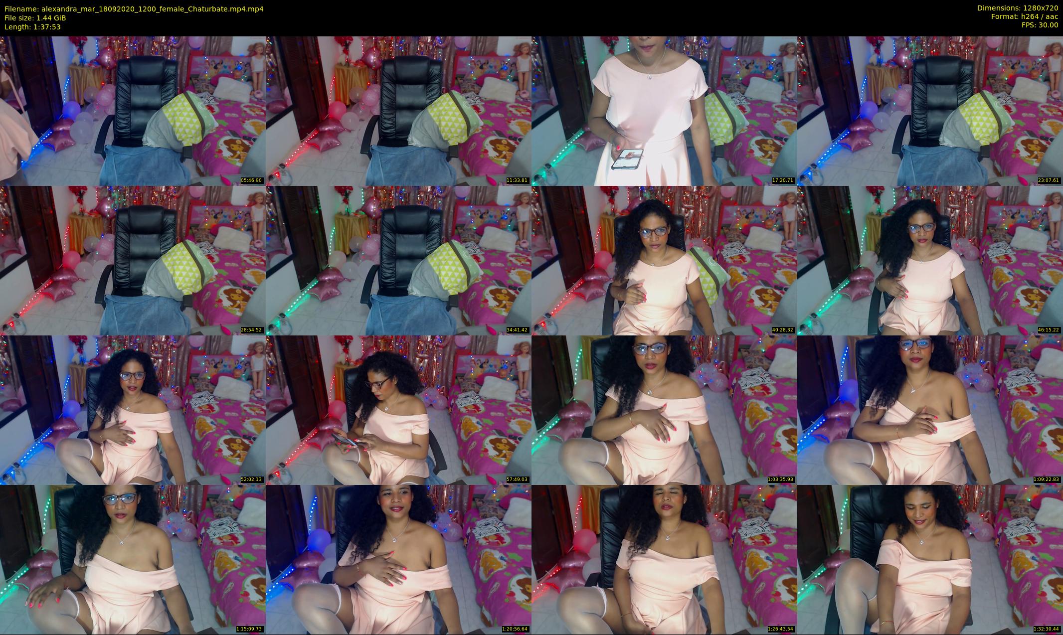 alexandra_mar — 98 minute Chaturbate female cam show recording, 720p, Sep 18, 2020