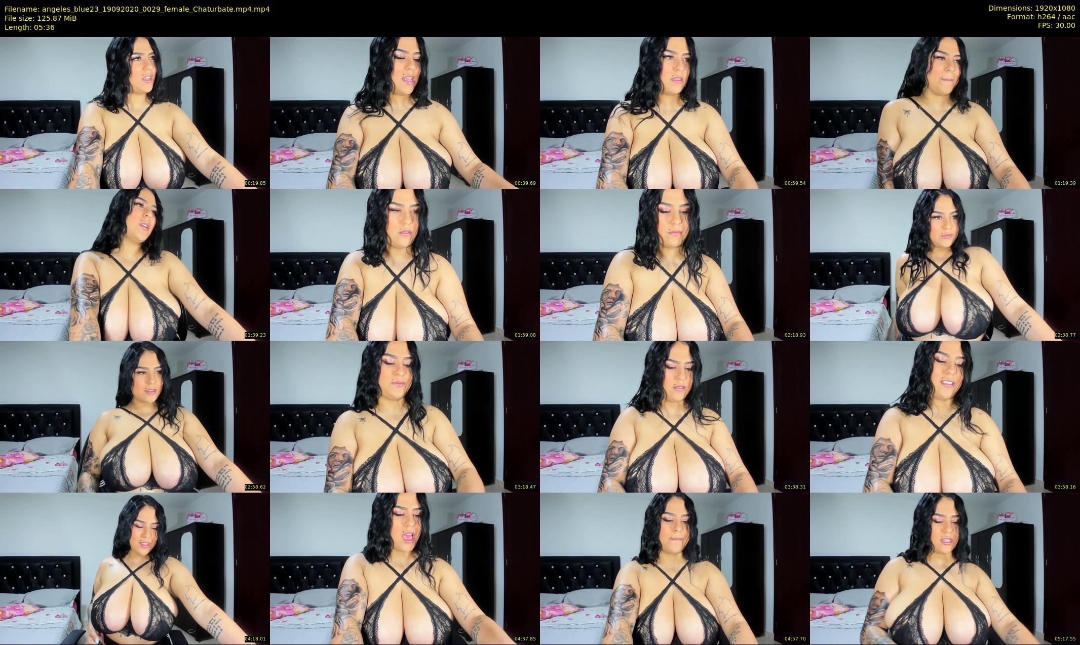 angeles_blue23 — 6 minute Chaturbate female cam show recording, 1080p, Sep 19, 2020
