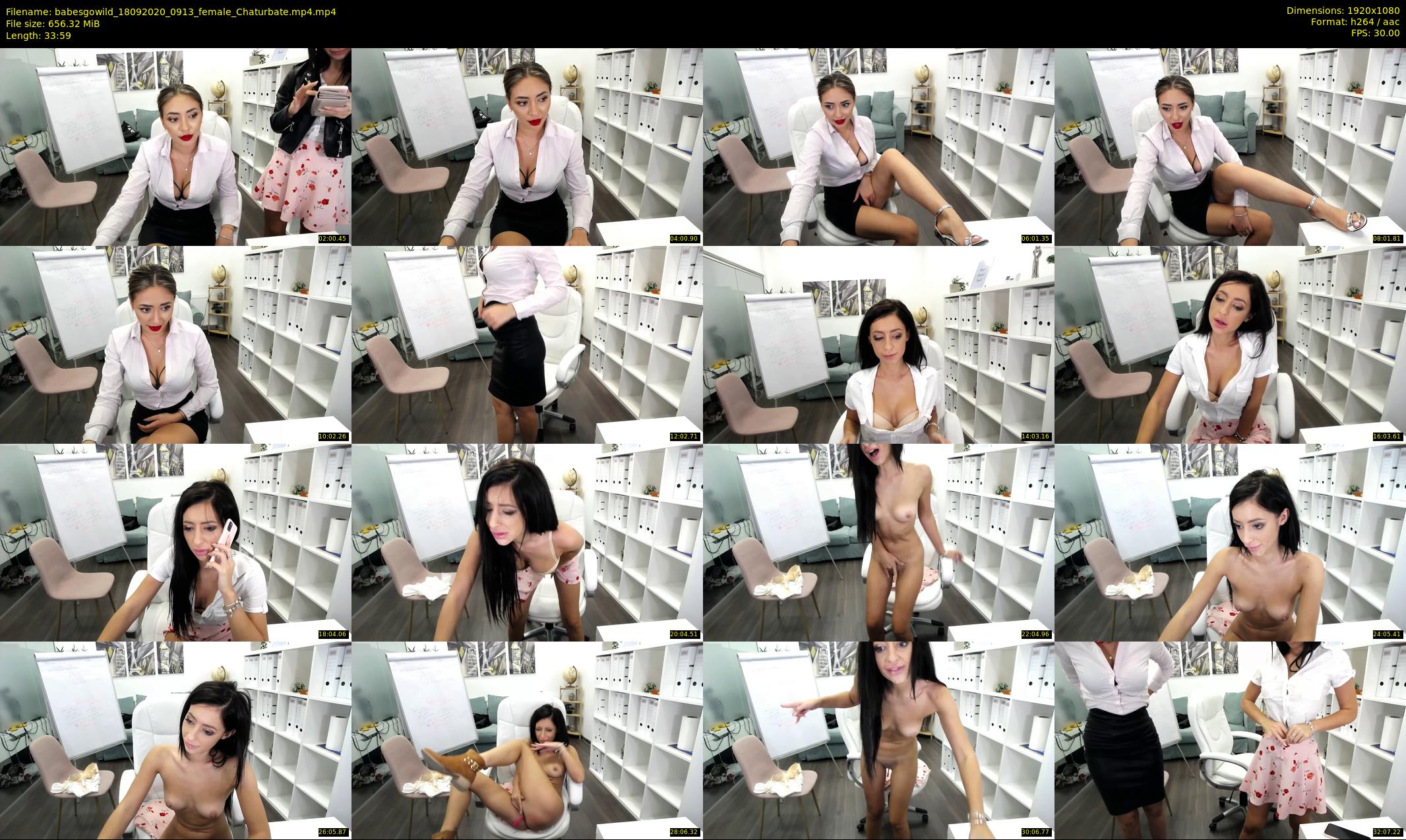 babesgowild — 34 minute Chaturbate couple cam show recording, 1080p, Sep 18, 2020