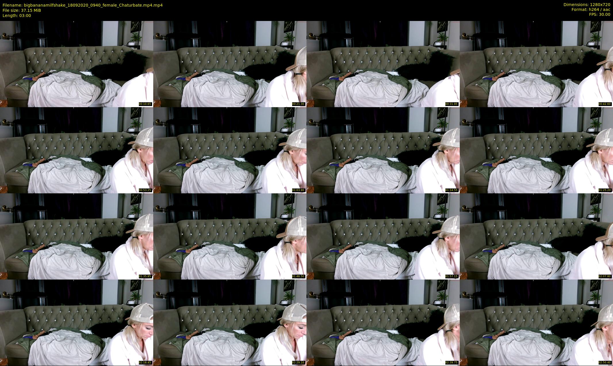 bigbananamilfshake — 3 minute Chaturbate couple cam show recording, 720p, Sep 18, 2020