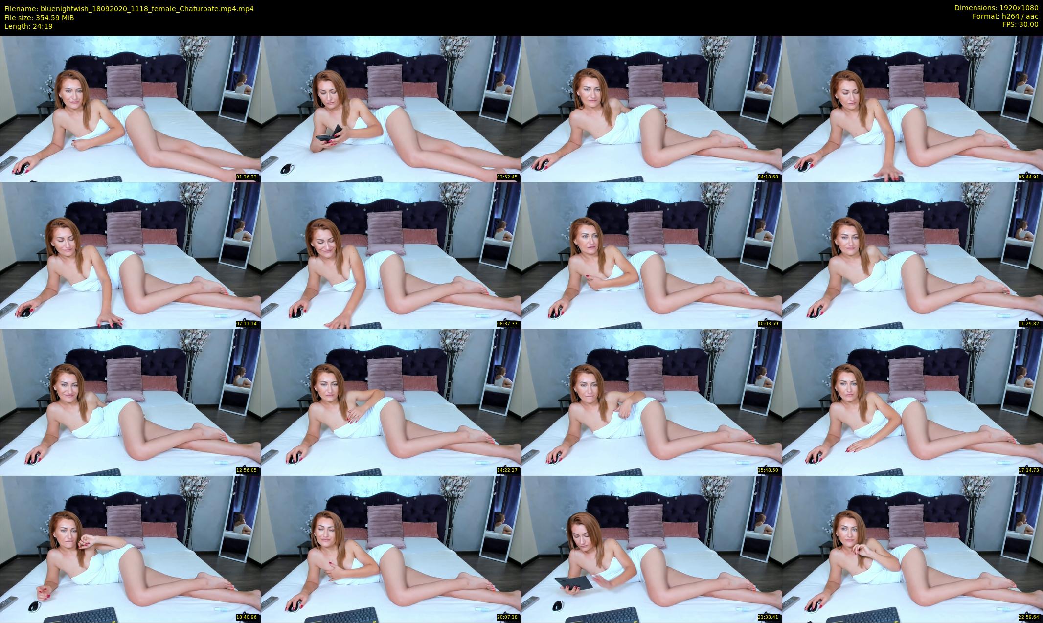 bluenightwish — 25 minute Chaturbate female cam show recording, 1080p, Sep 18, 2020