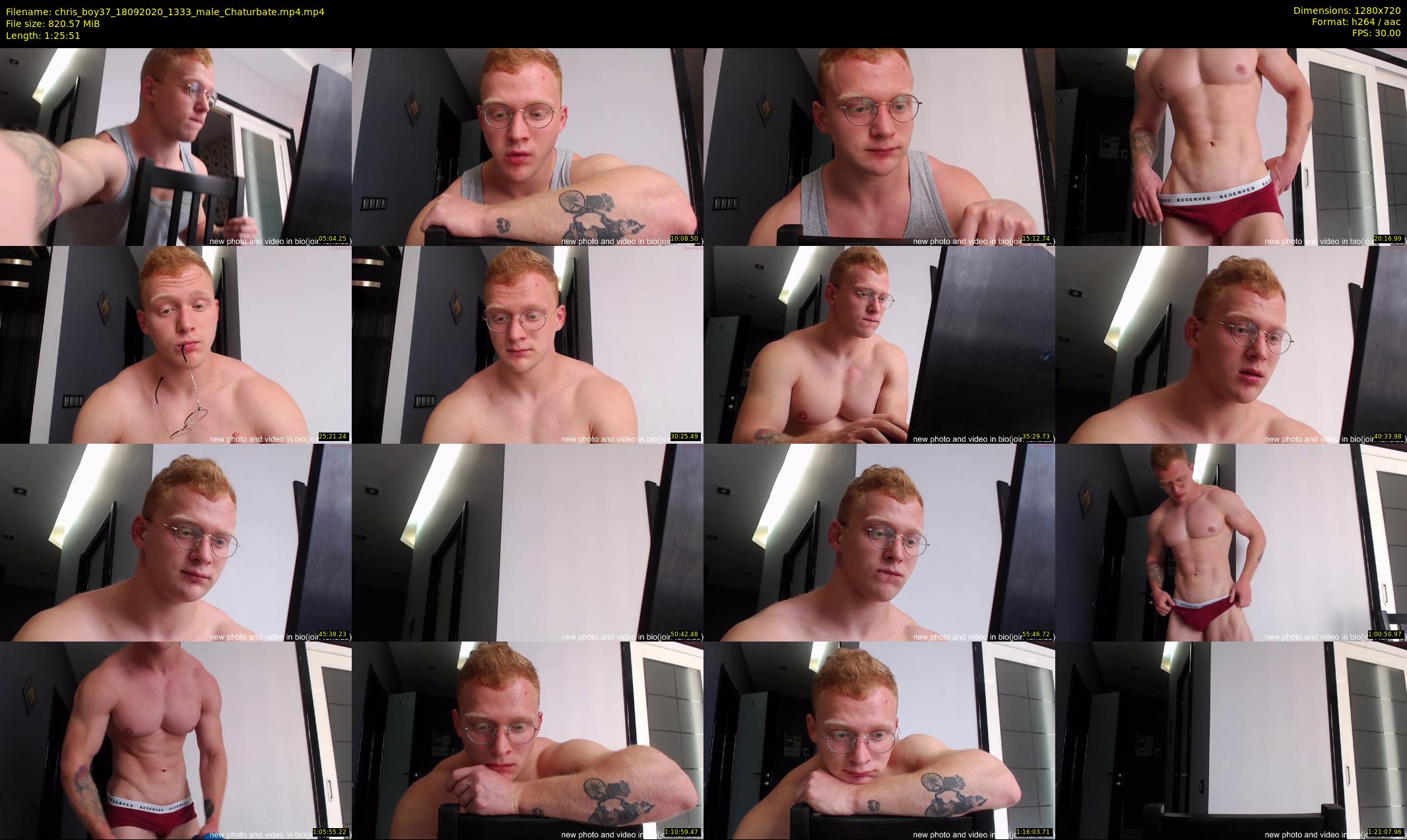 chris_boy37 — 86 minute Chaturbate male cam show recording, 720p, Sep 18, 2020