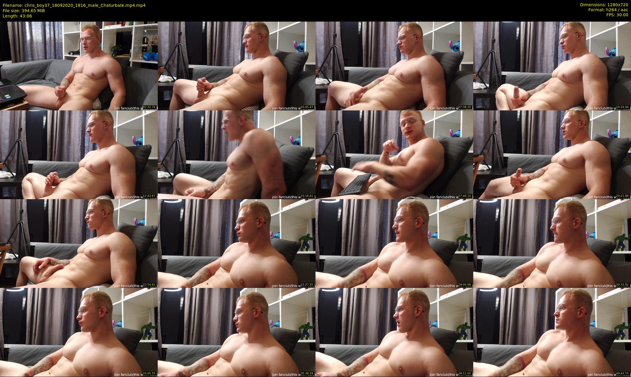 chris_boy37 — 44 minute Chaturbate male cam show recording, 720p, Sep 18, 2020