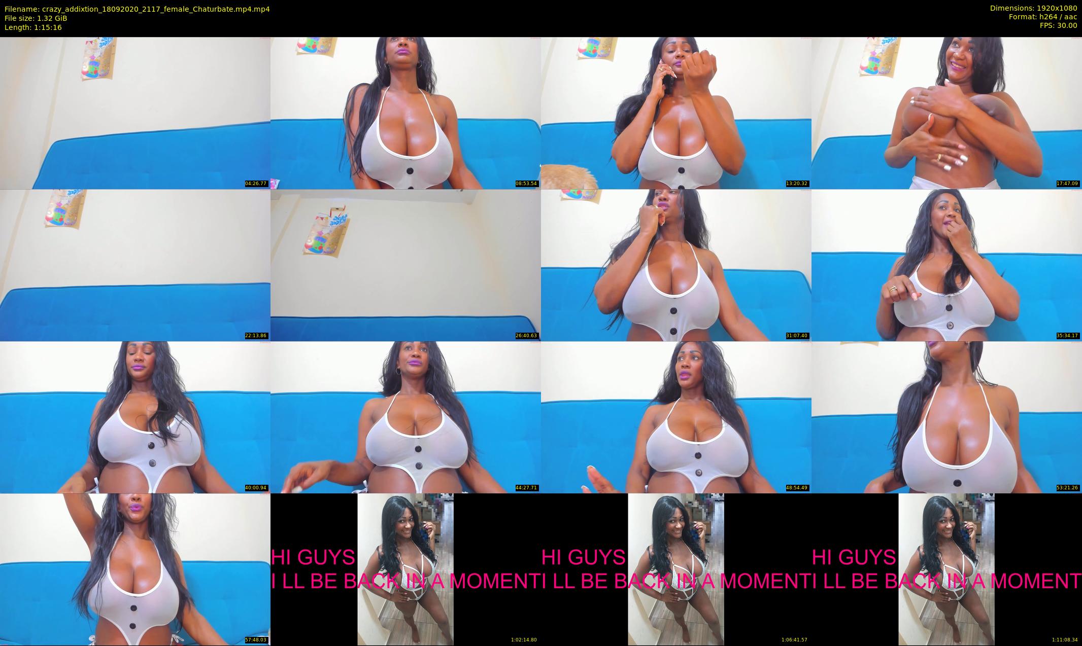 crazy_addixtion — 76 minute Chaturbate female cam show recording, 1080p, Sep 18, 2020