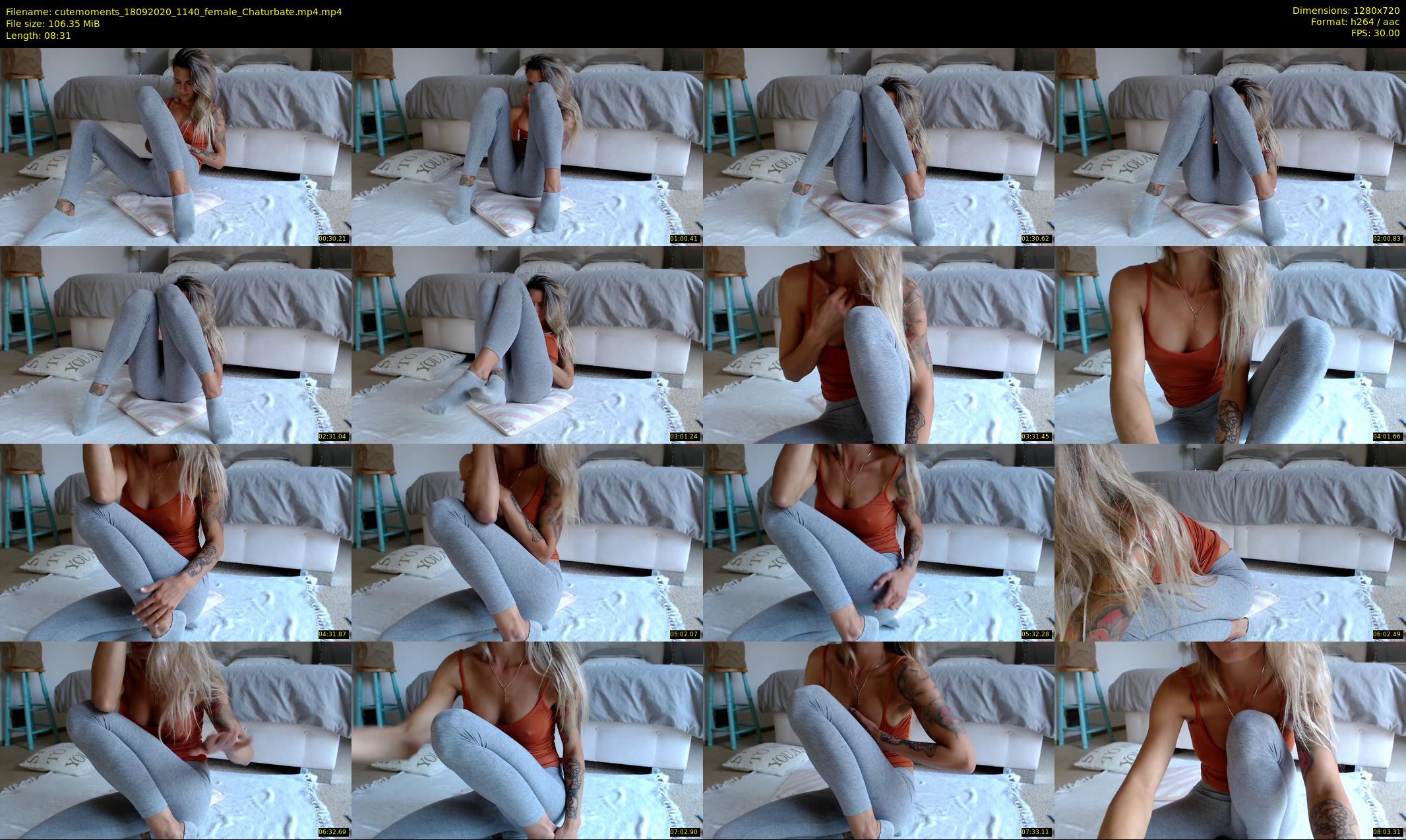 cutemoments — 9 minute Chaturbate female cam show recording, 720p, Sep 18, 2020