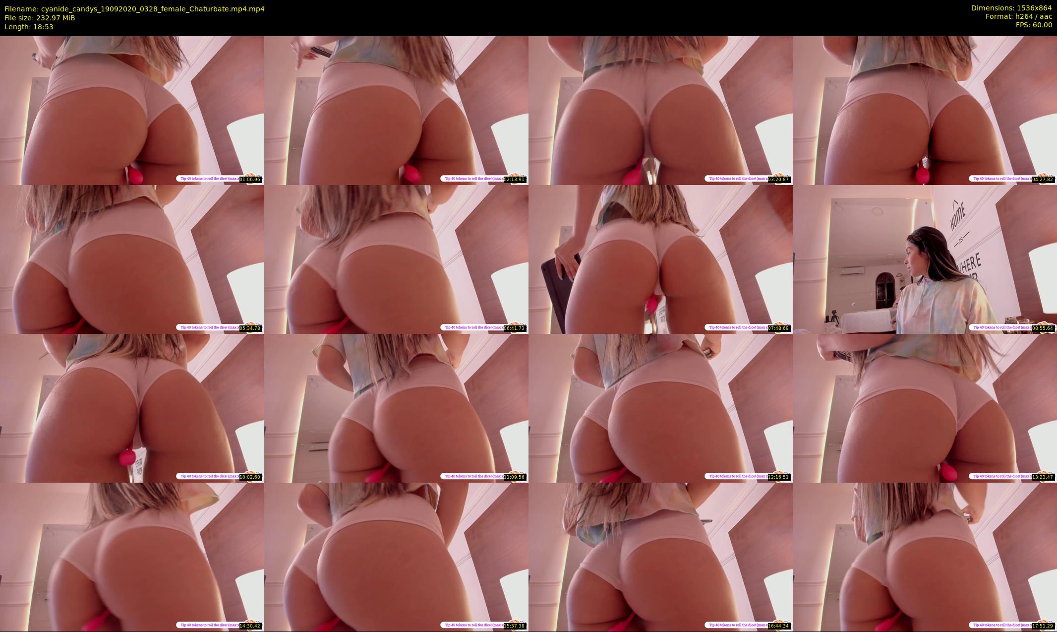 cyanide_candys — 19 minute Chaturbate female cam show recording, 720p, Sep 19, 2020