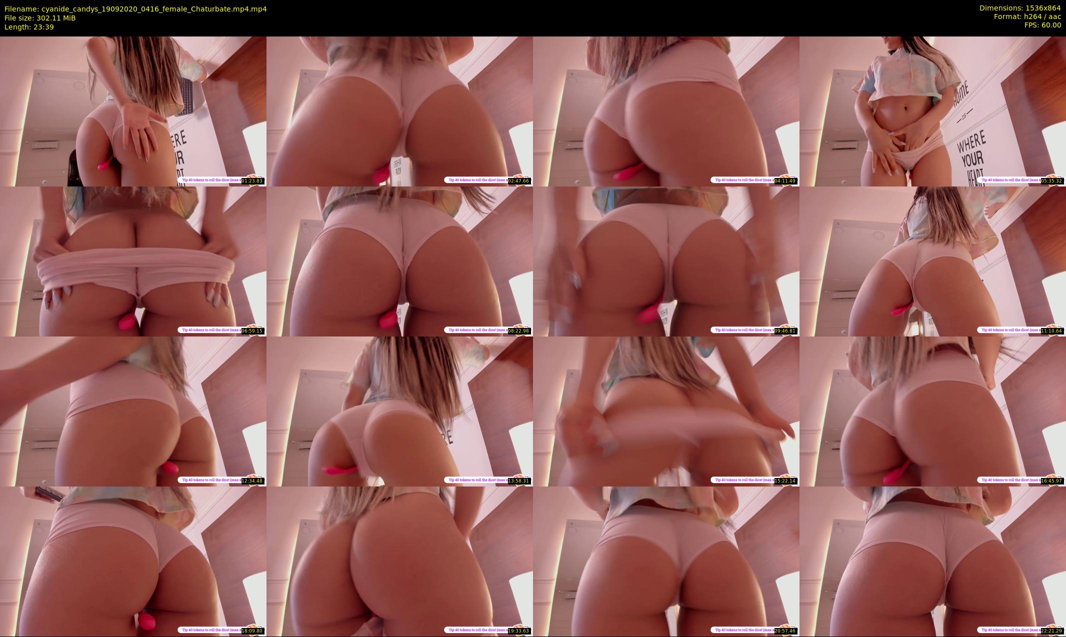 cyanide_candys — 24 minute Chaturbate female cam show recording, 720p, Sep 19, 2020