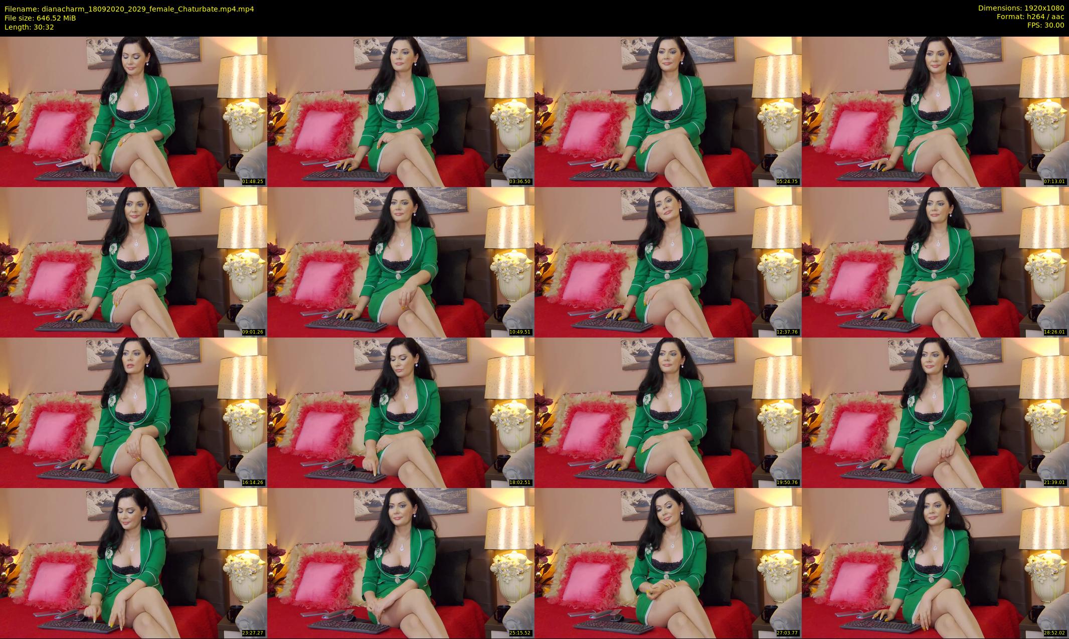 dianacharm — 31 minute Chaturbate female cam show recording, 1080p, Sep 18, 2020