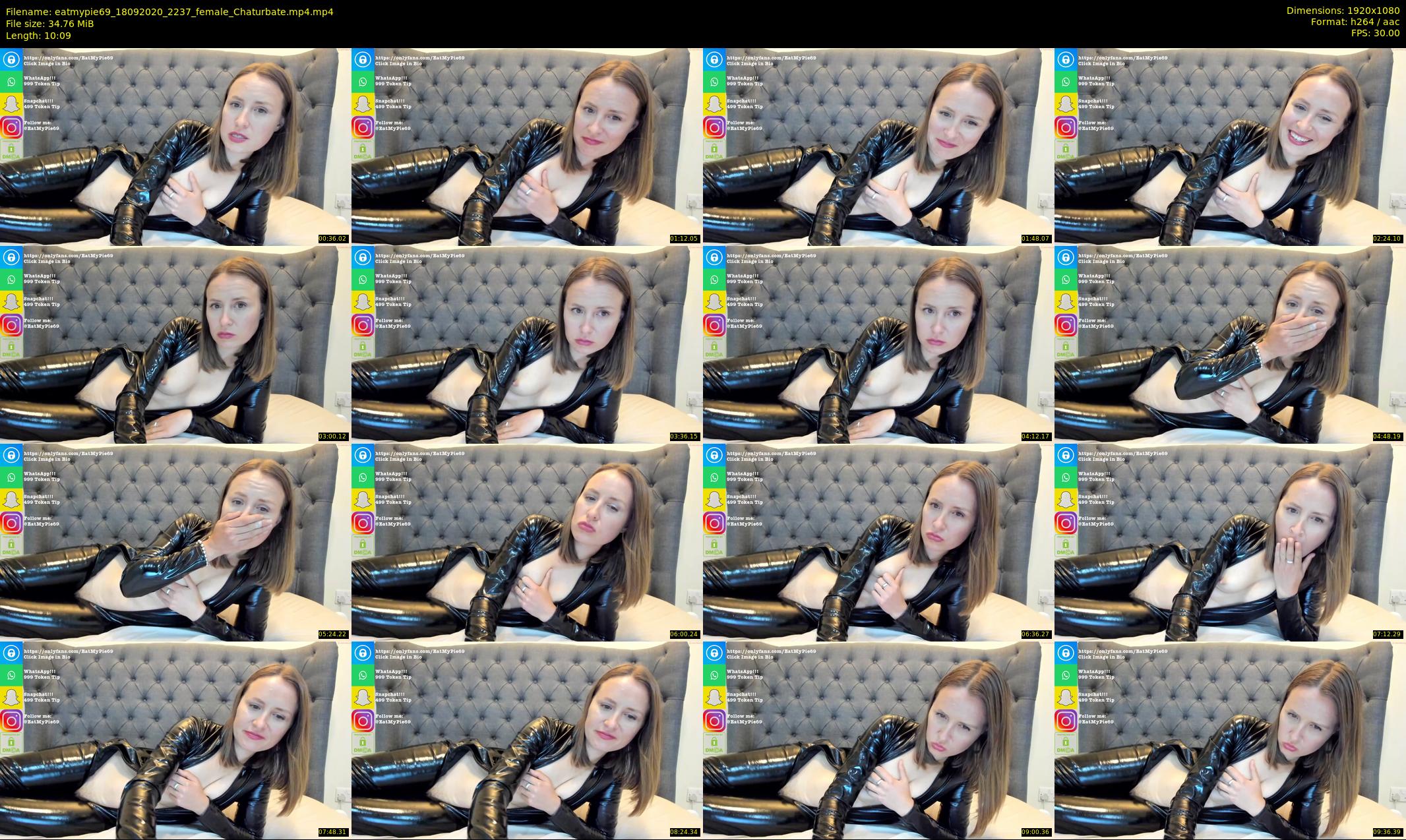 eatmypie69 — 11 minute Chaturbate female cam show recording, 1080p, Sep 18, 2020