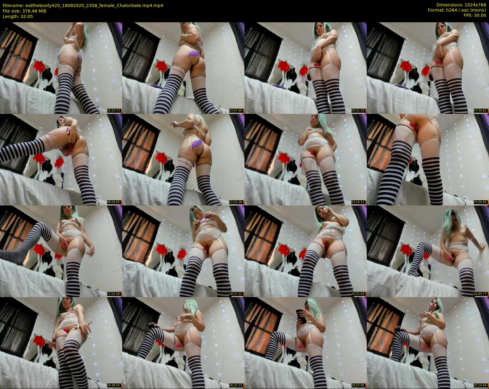 eatthebooty420 — 33 minute Chaturbate female cam show recording, 720p, Sep 18, 2020