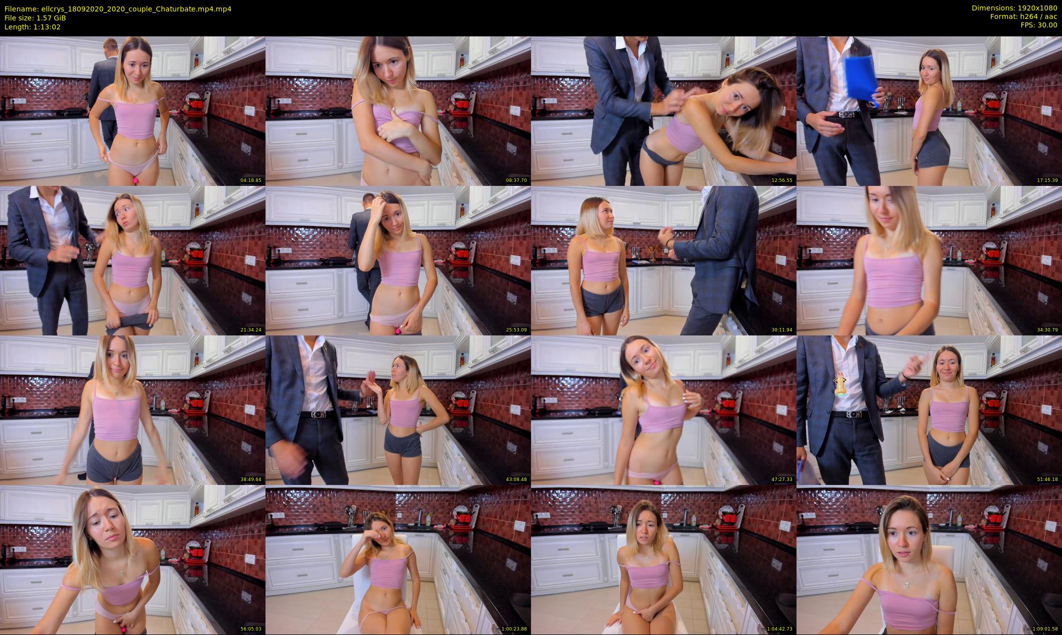 ellcrys — 74 minute Chaturbate couple cam show recording, 1080p, Sep 18, 2020